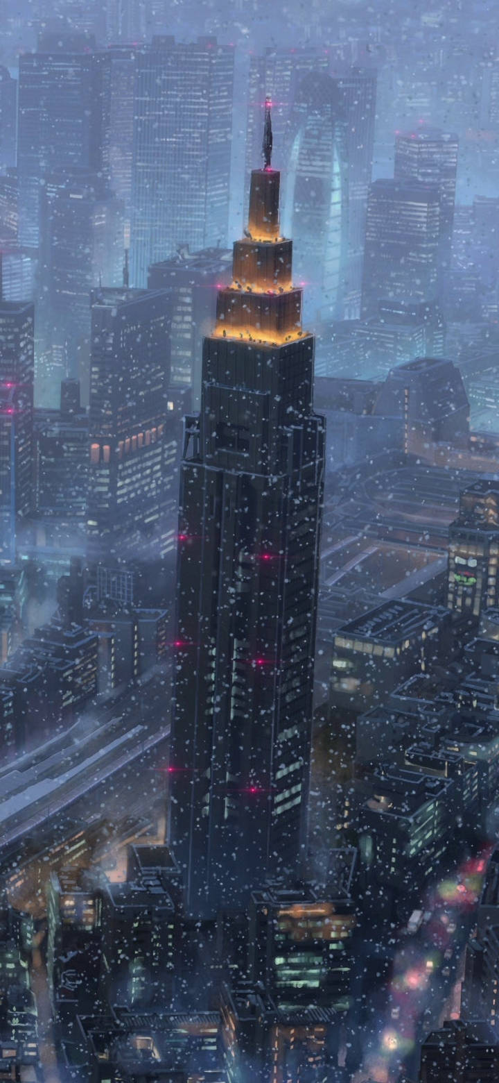 Твое імя iPhone NTT Docomo Building Шпалери