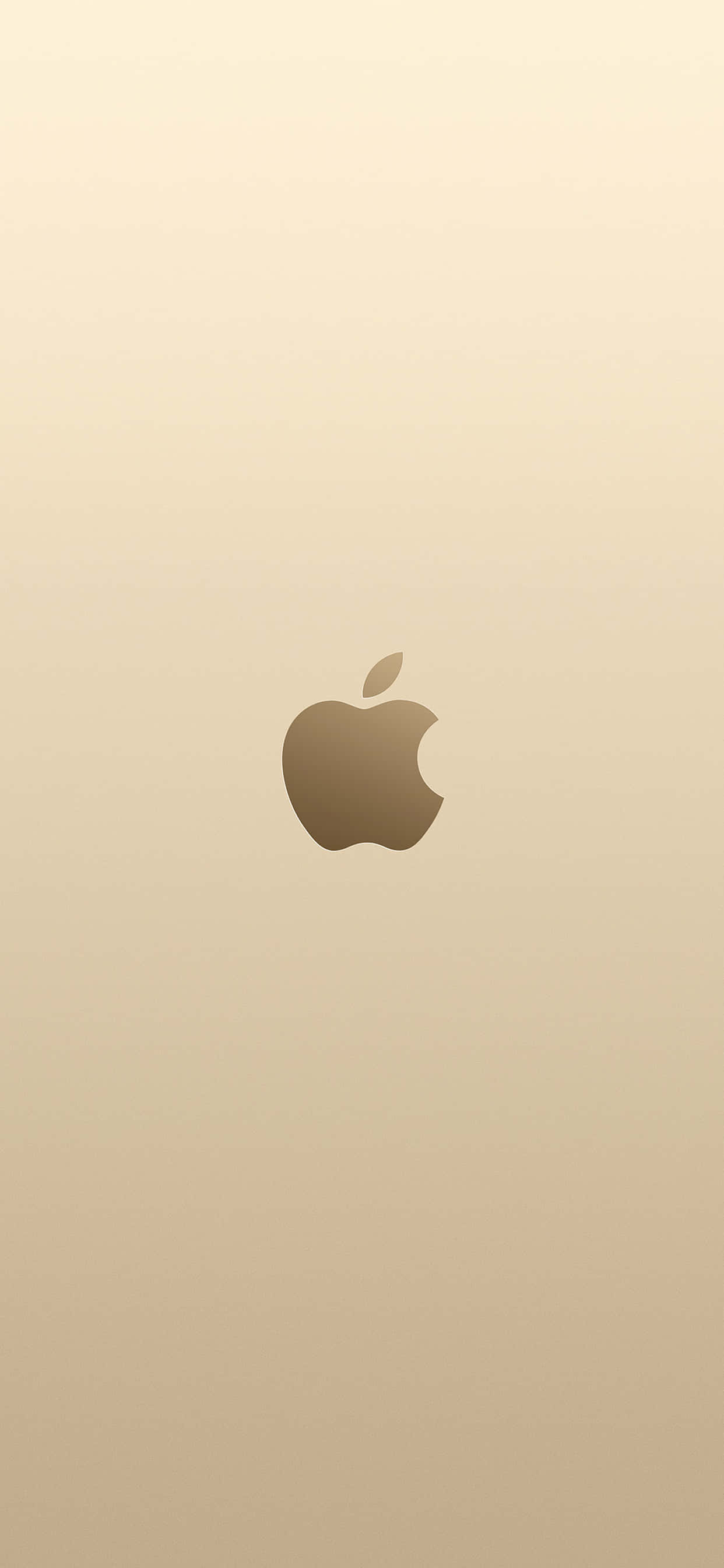 Логотип iPhone на золотому фоні Шпалери