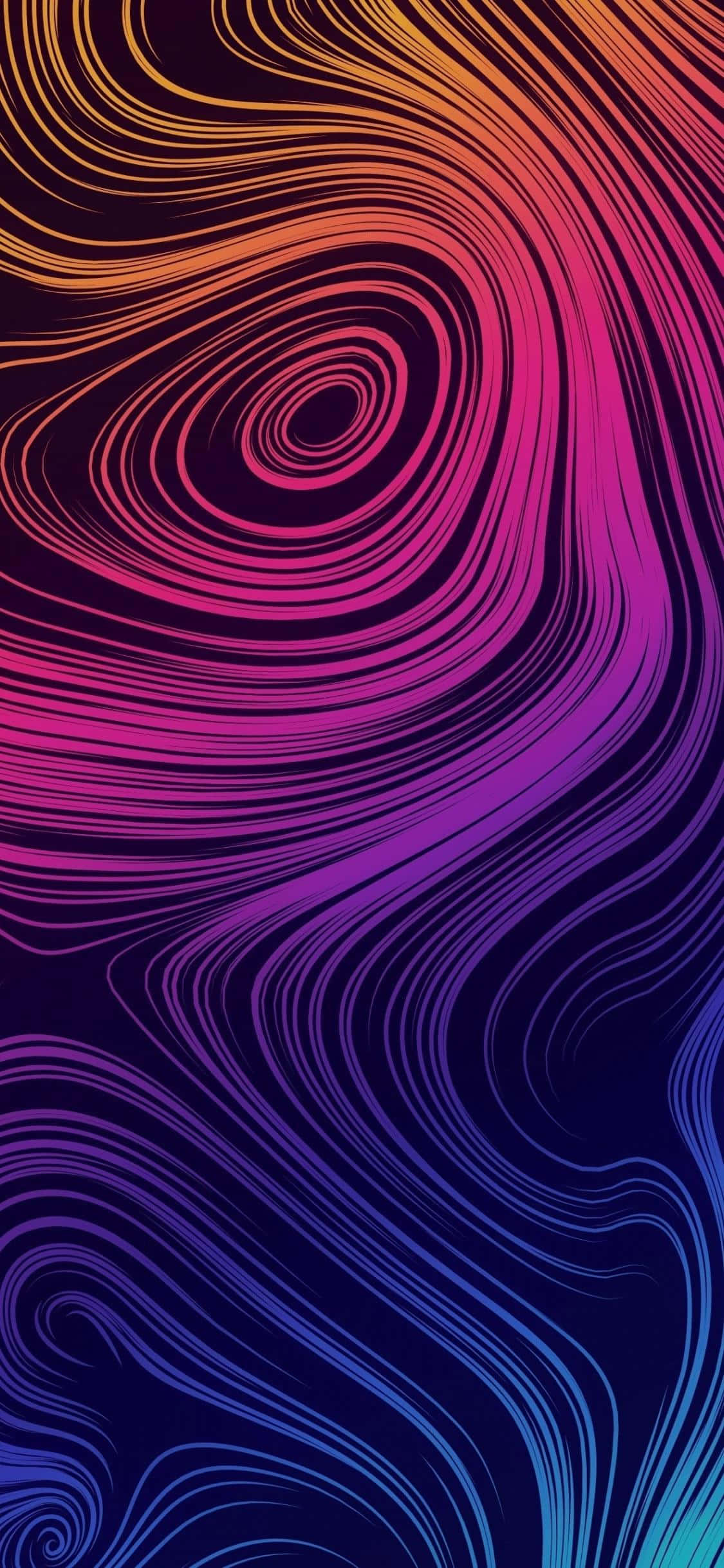 iPhone X Abstract Swirls Шпалери