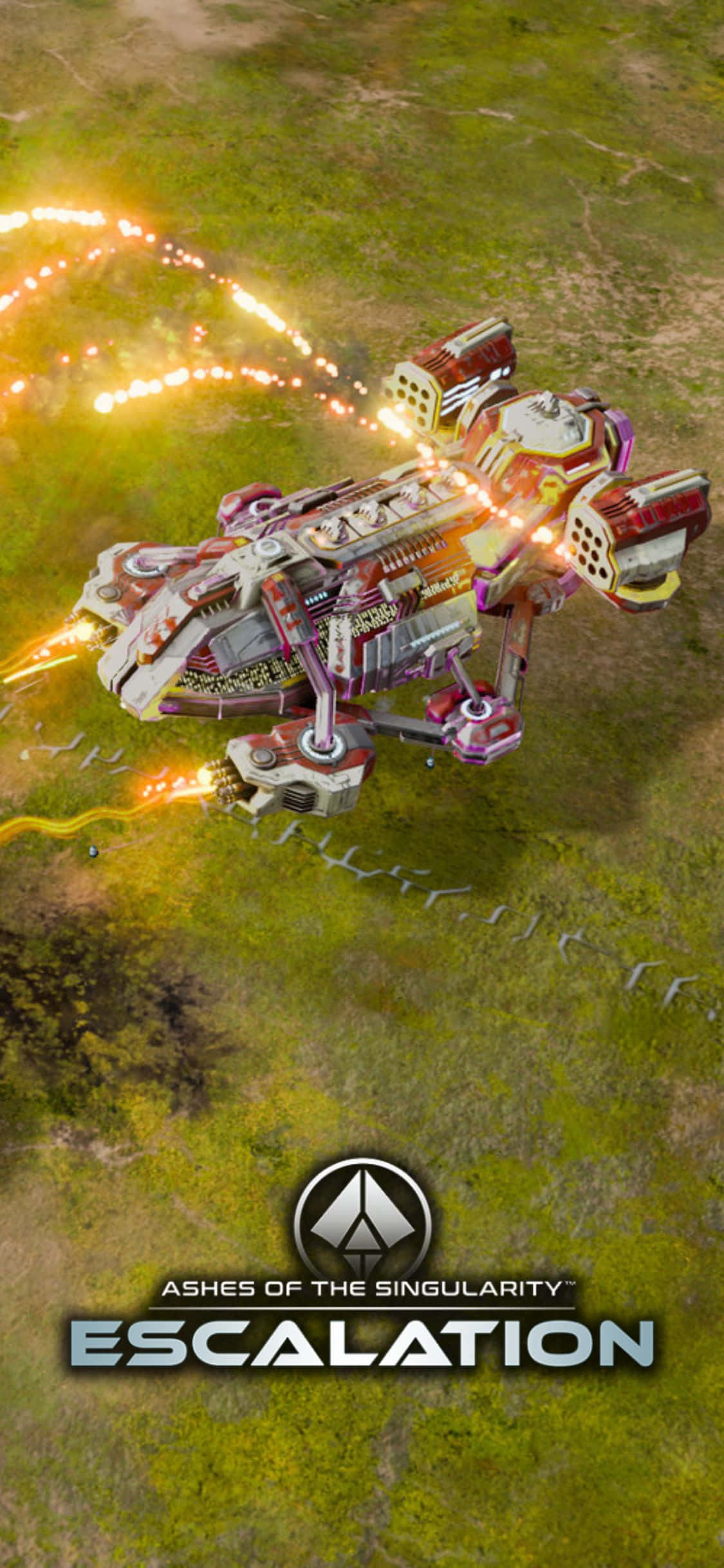 Наслаждайтесь динамичным игровым опытом с iPhone X и Ashes Of The Singularity Escalation. Шпалери