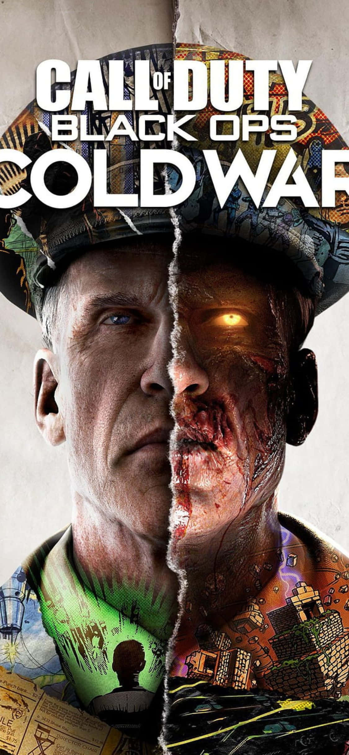 iPhone X Call Of Duty Black Ops Cold War Background Character Шпалери