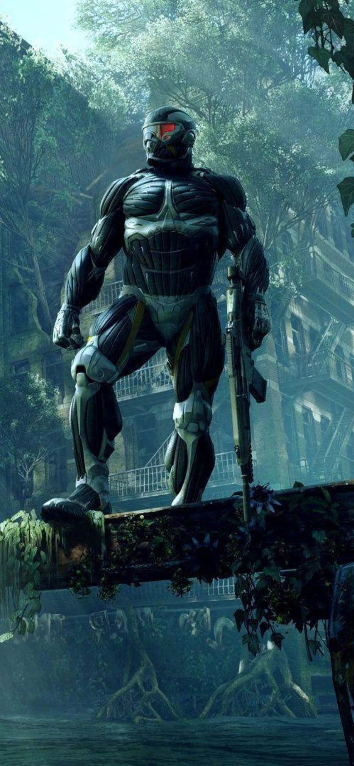 Приготовься к эпическому приключению с iPhone X и Crysis 3 Шпалери