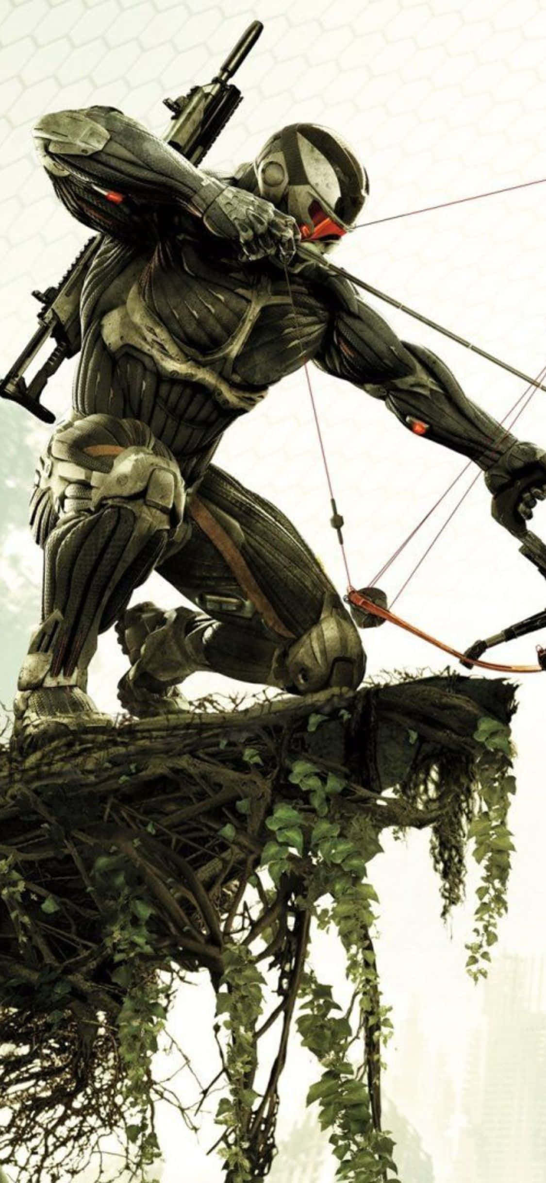 iPhone X Crysis 3 Лук Свободы Фон Шпалери