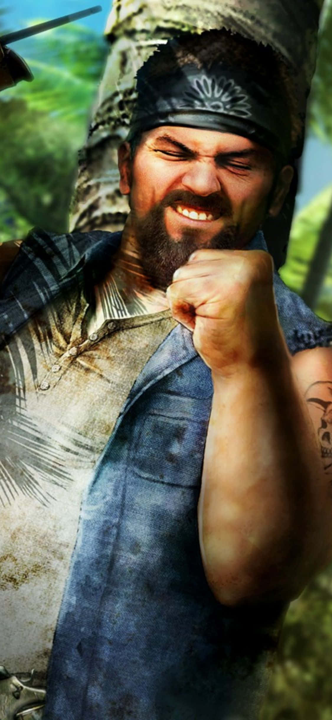 iPhone X Far Cry 3 Херк Друбман-младший Background Шпалери