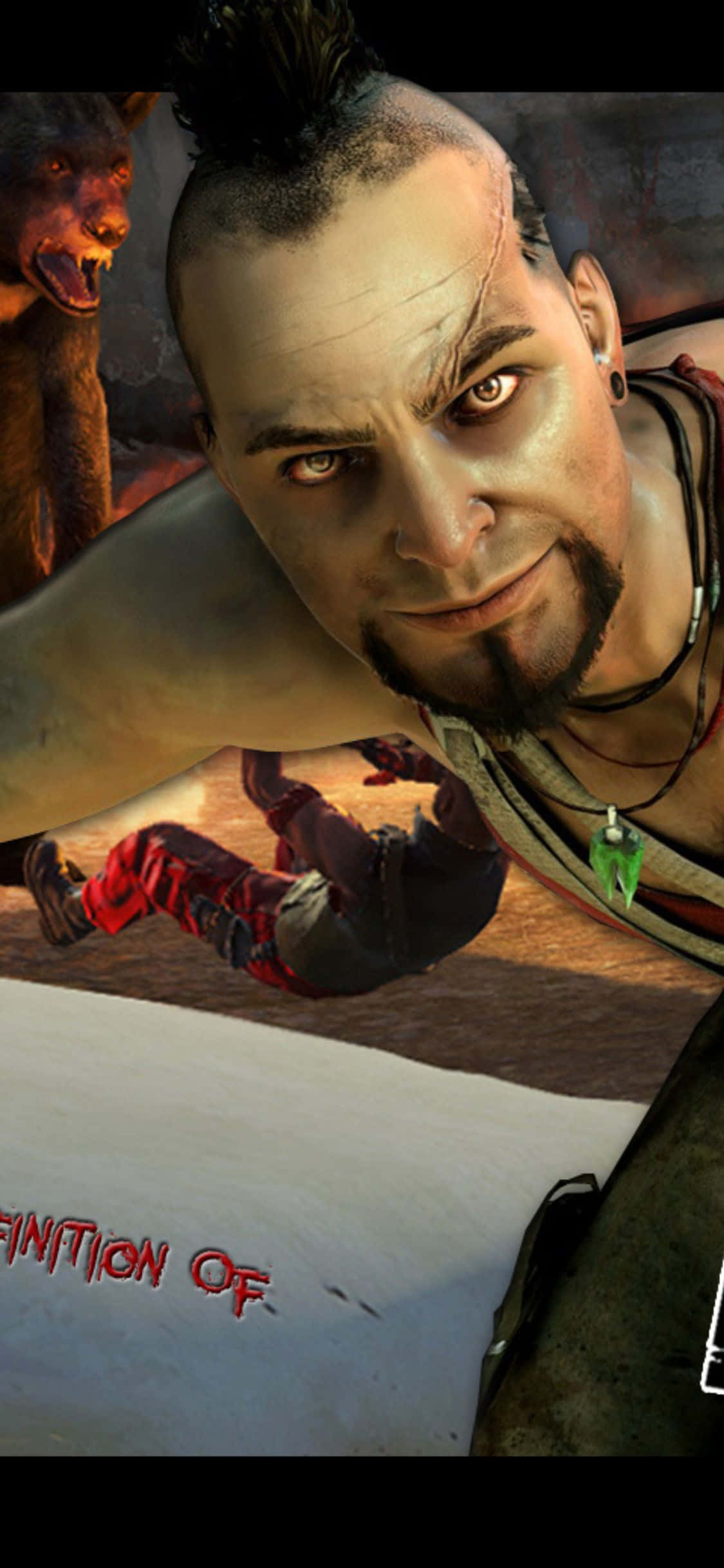 iPhone X Far Cry 3 Vaas Montenegro Background Шпалери