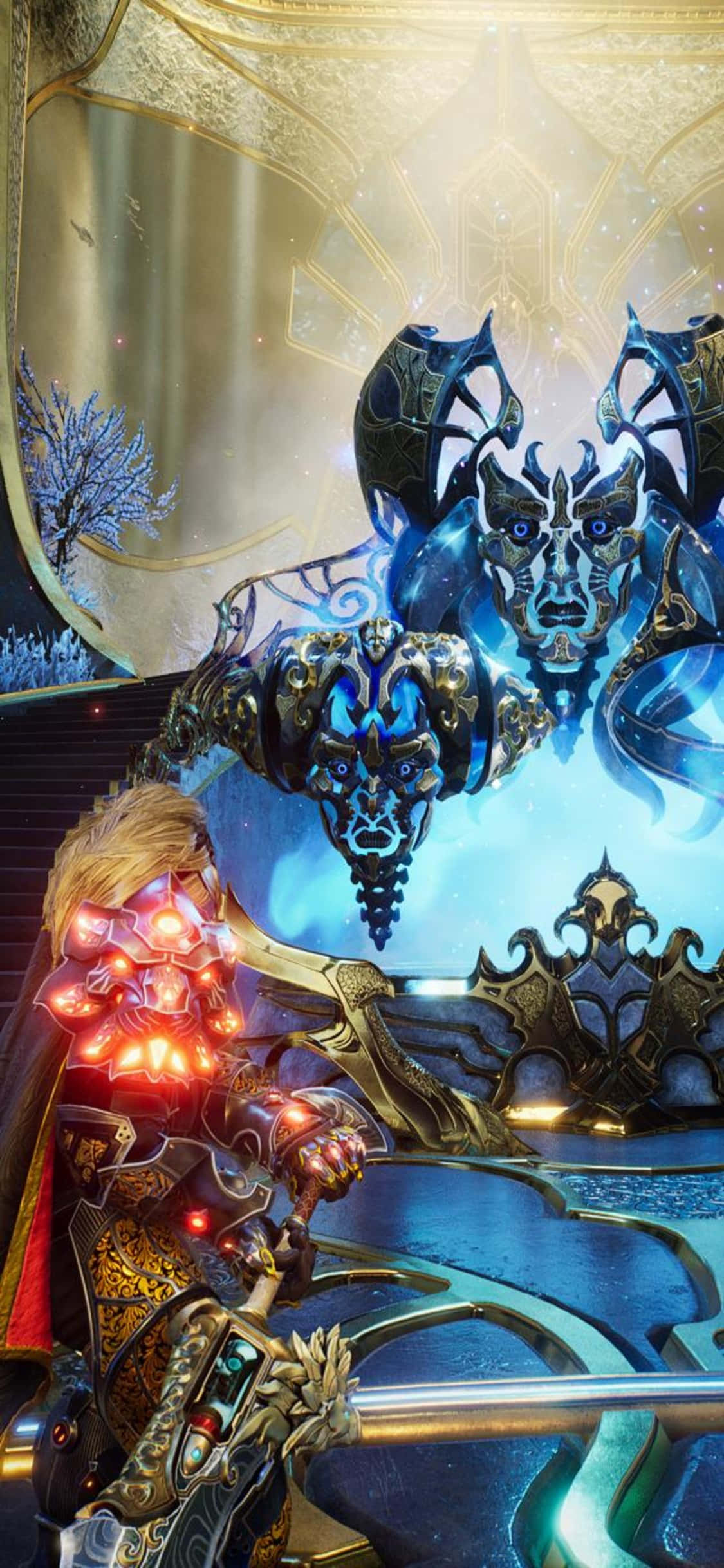 Відеогра iPhone X Godfall фон Seventh Sanctum Шпалери