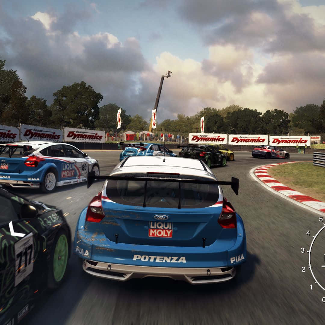 Фон iPhone X Grid Autosport с Liqui Moly Шпалери