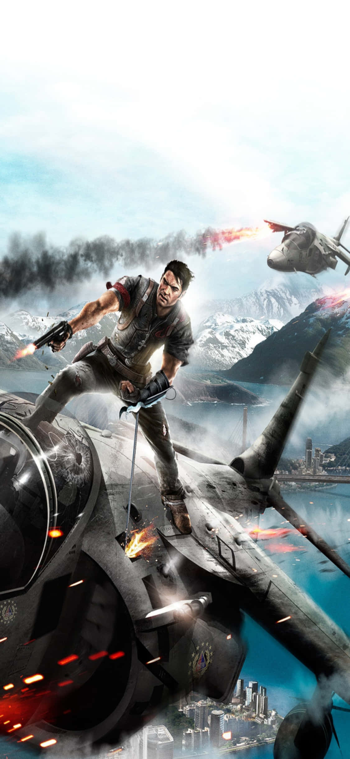 Высвободите хаос с iPhone X и Just Cause 4 Шпалери