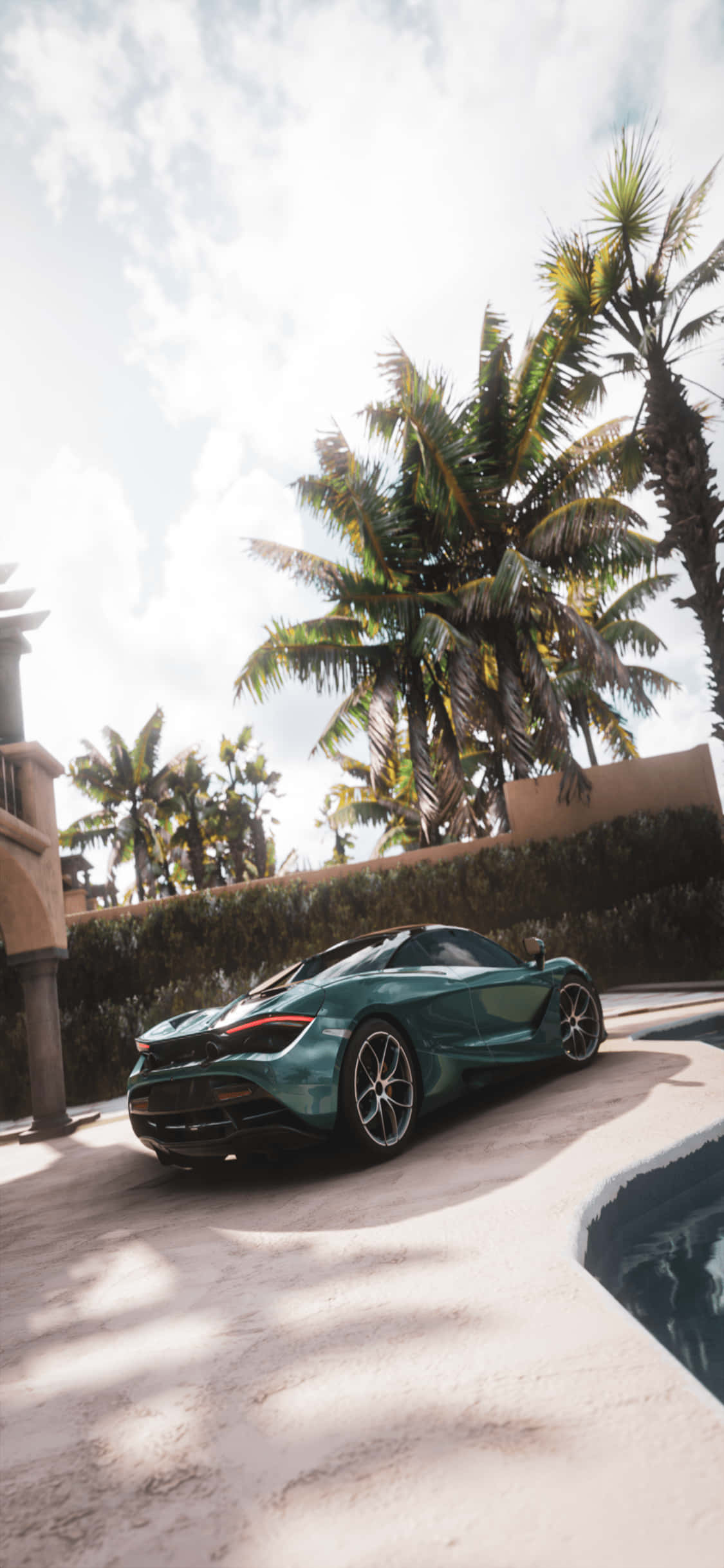 iPhone X McLaren 720S Forza Horizon 5 фон Шпалери
