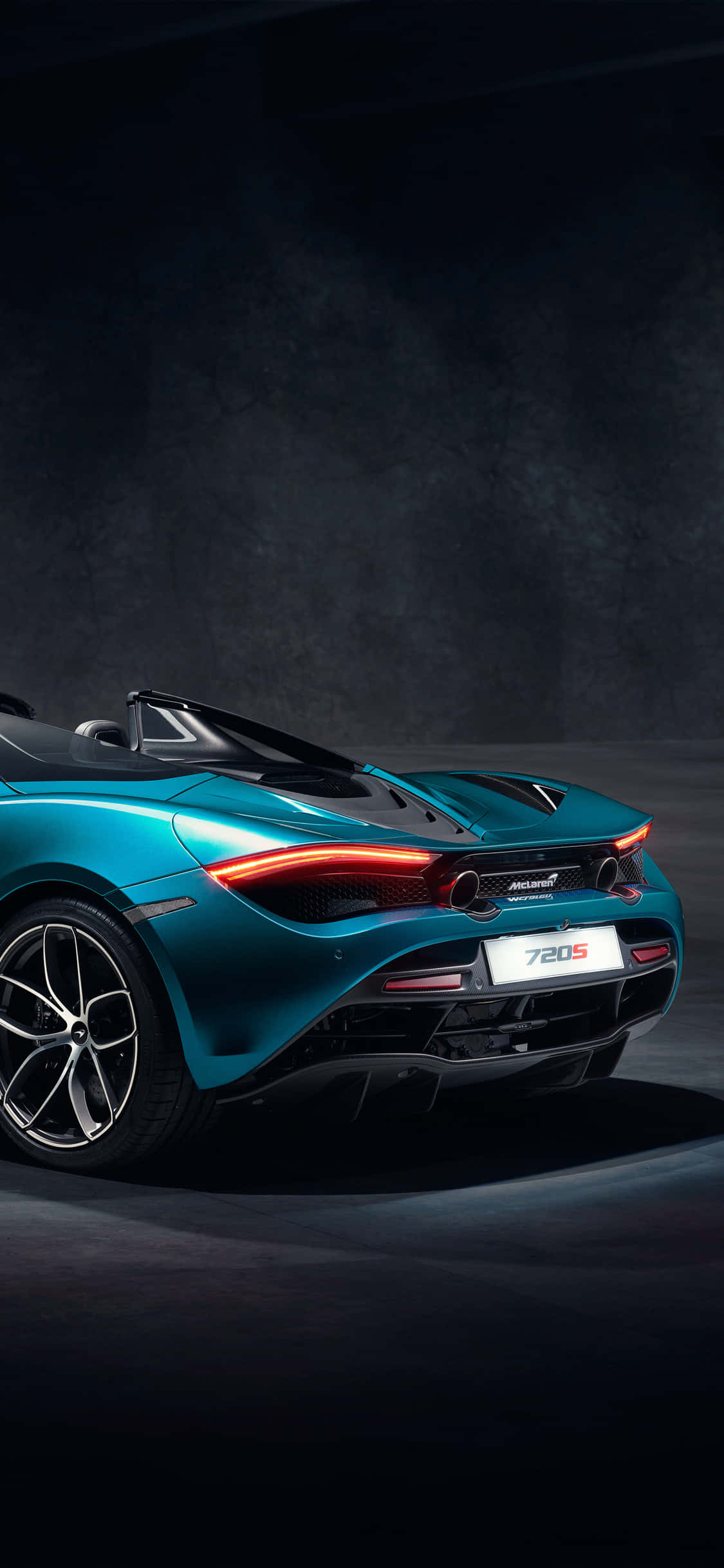 iPhone X Mclaren 720s Spider Pista фон Шпалери