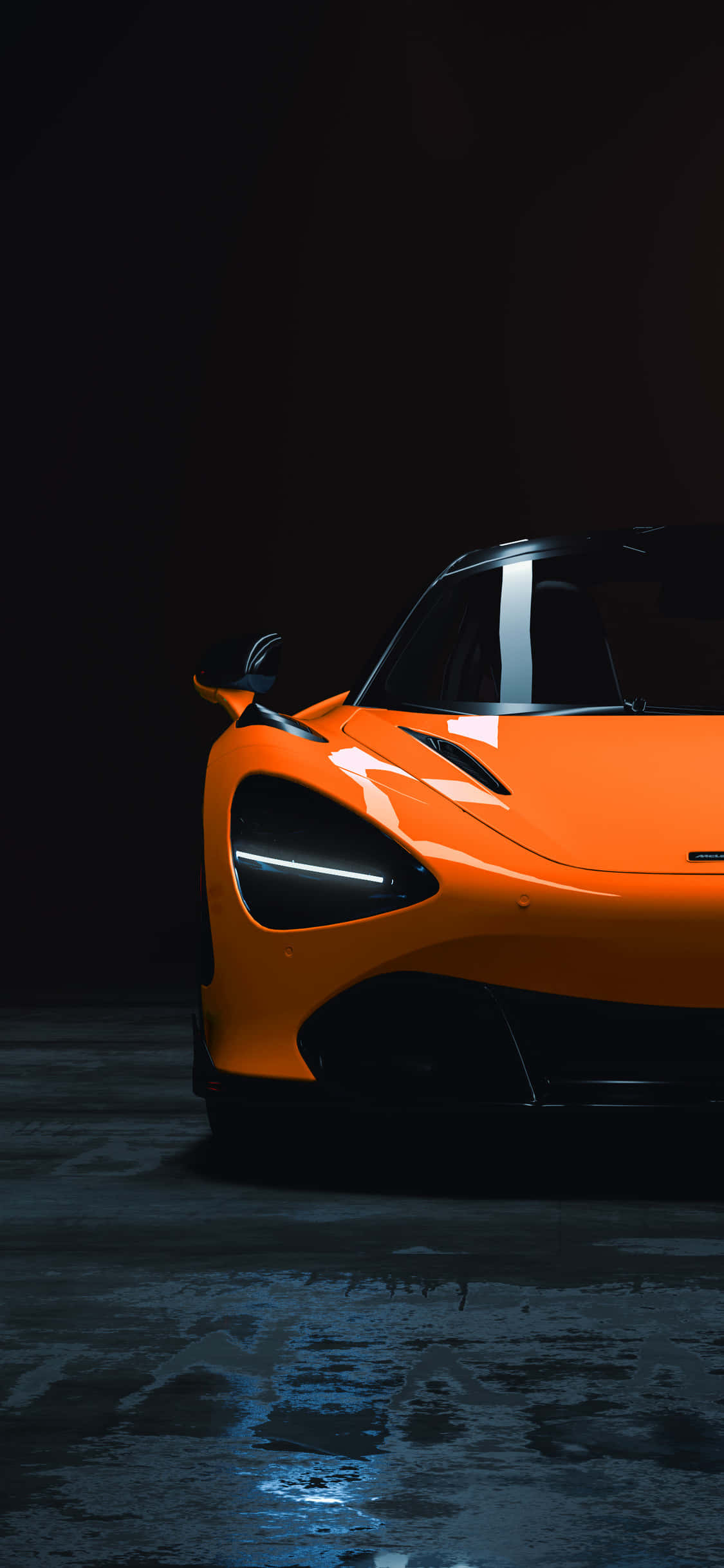 iPhone X McLaren 720s Vorsteiner фон Шпалери