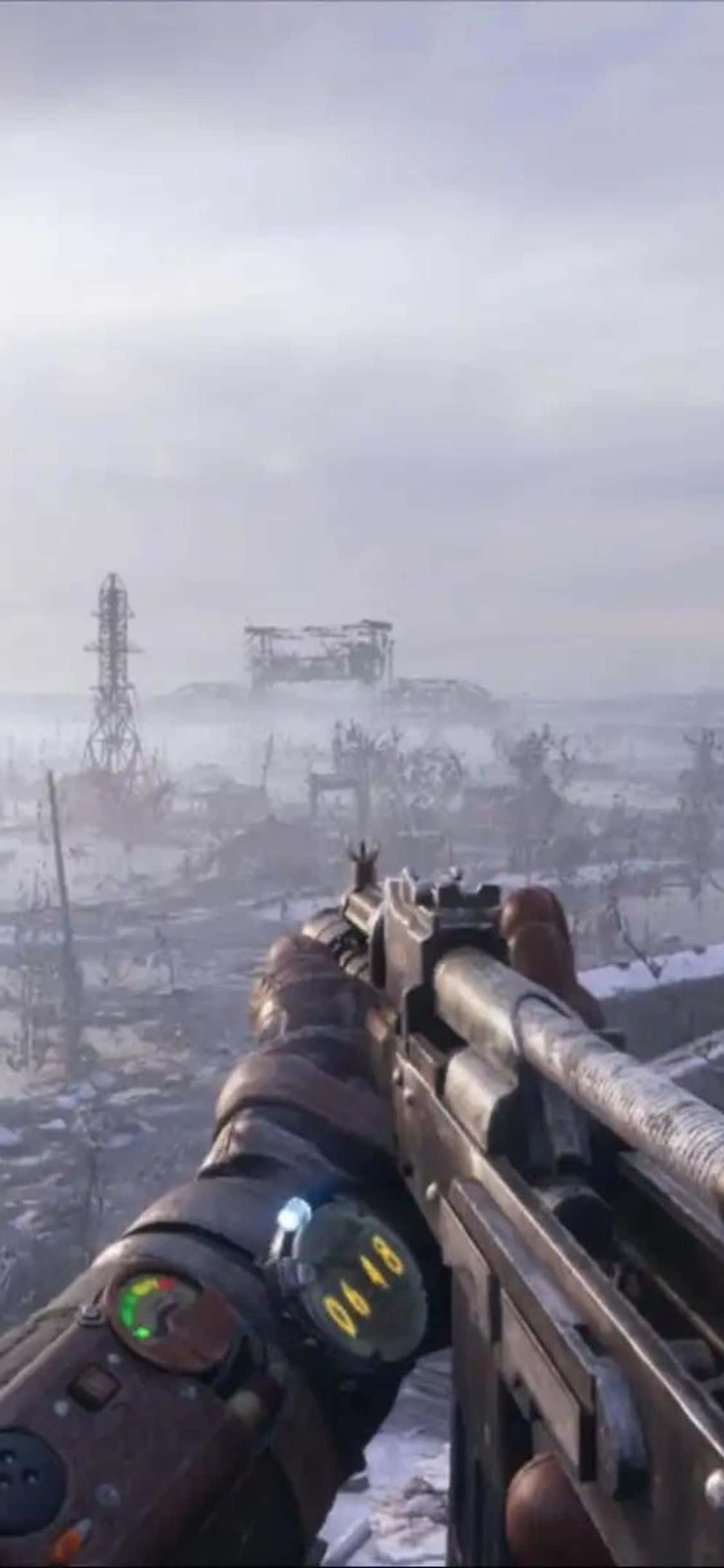 Досліджуйте пост-апокалиптический мир на вашем iPhone X с Metro Exodus. Шпалери