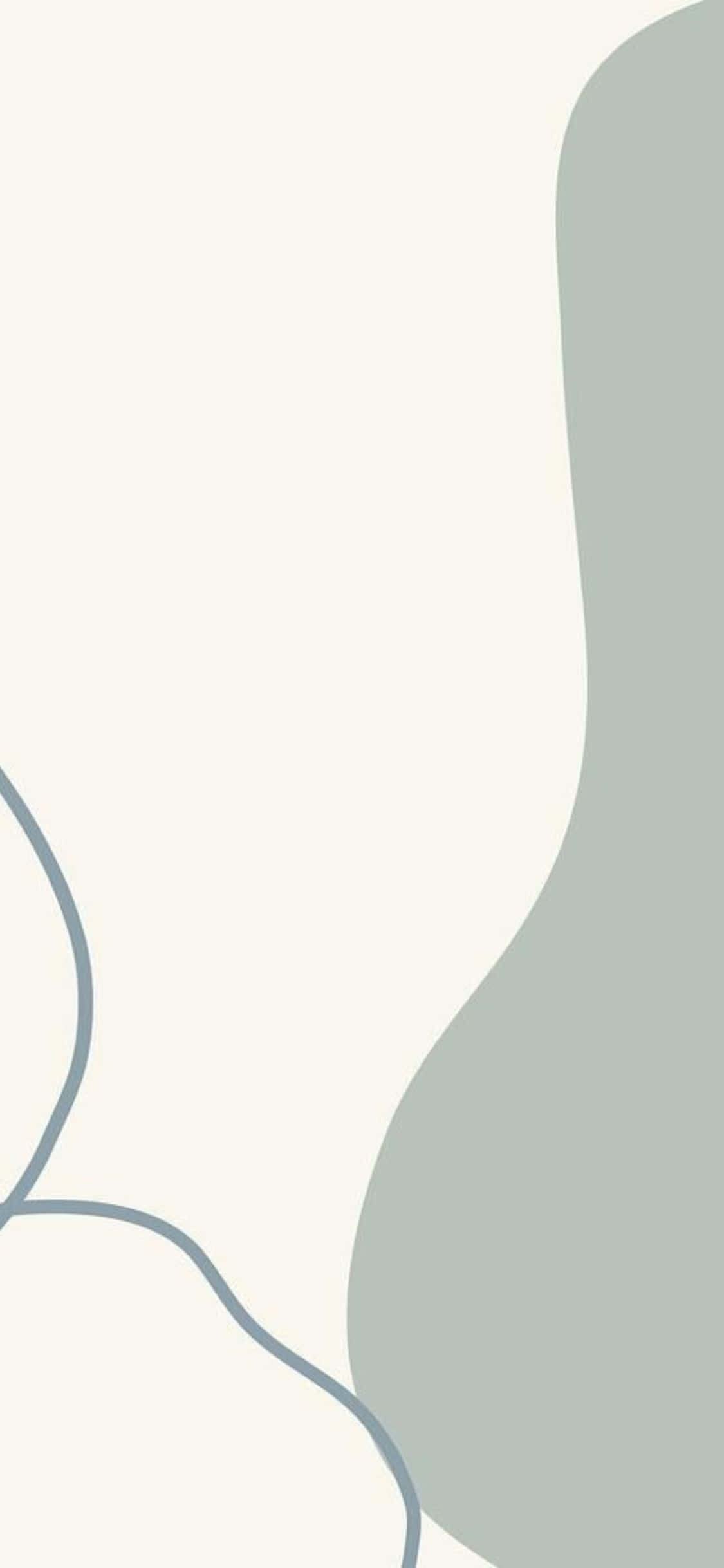 iPhone X Minimal Light Green Background Шпалери