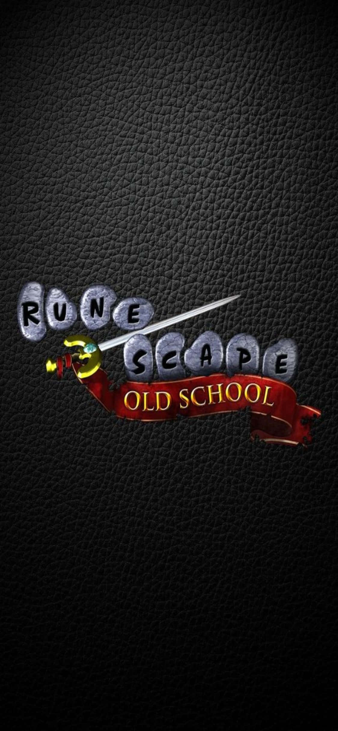 Испытайте азарт приключений на вашем iPhone X с Runescape Oldschool Шпалери