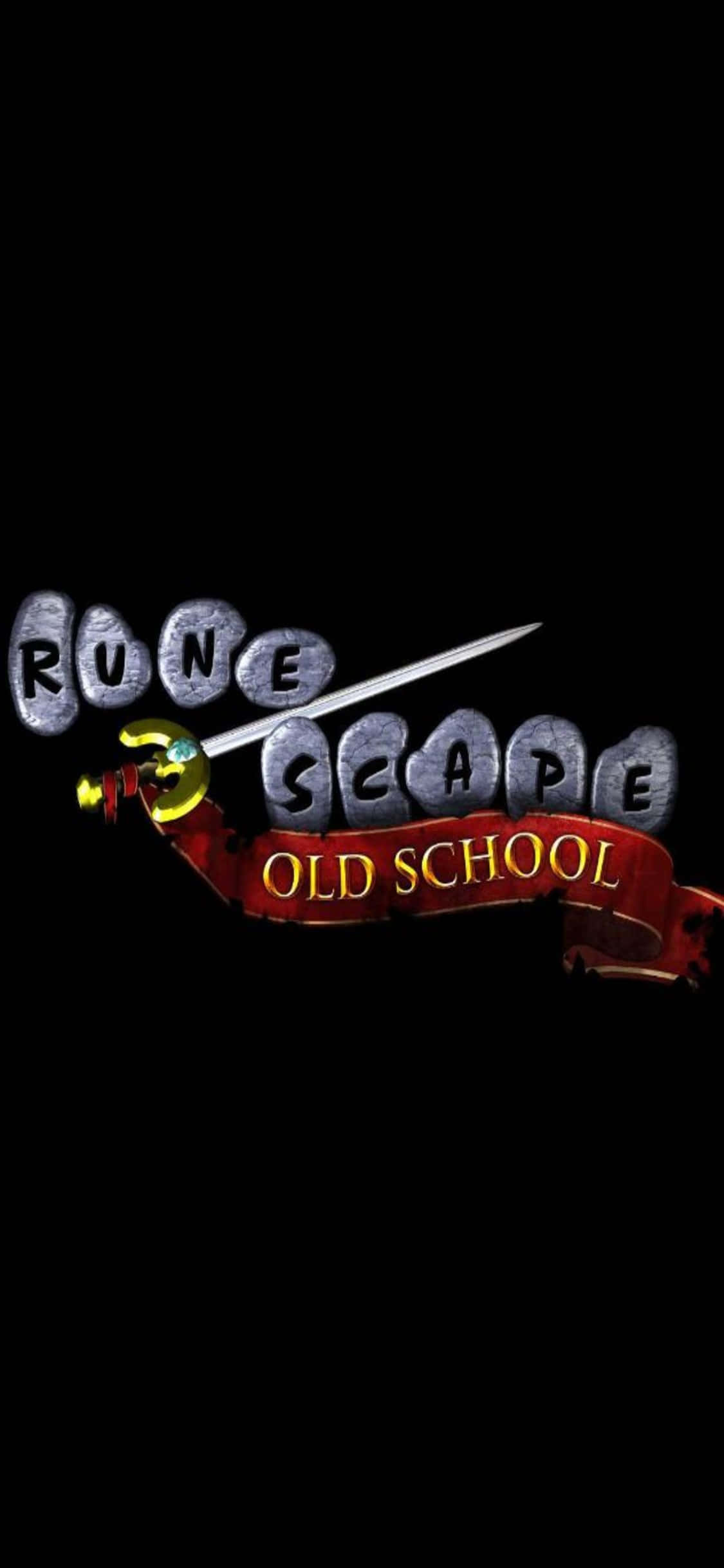 Меч в iPhone X Runescape Oldschool Фон Шпалери