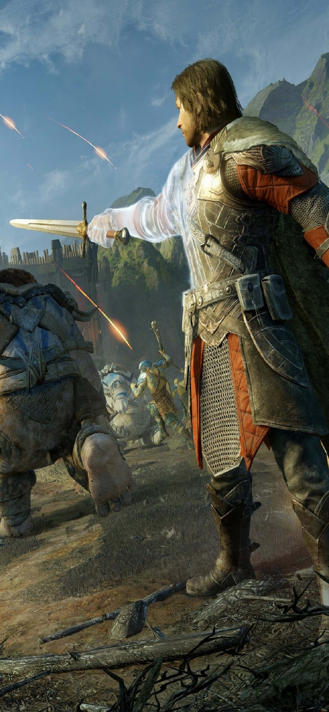 iPhone X Shadow Of Mordor Фон Талион Шпалери