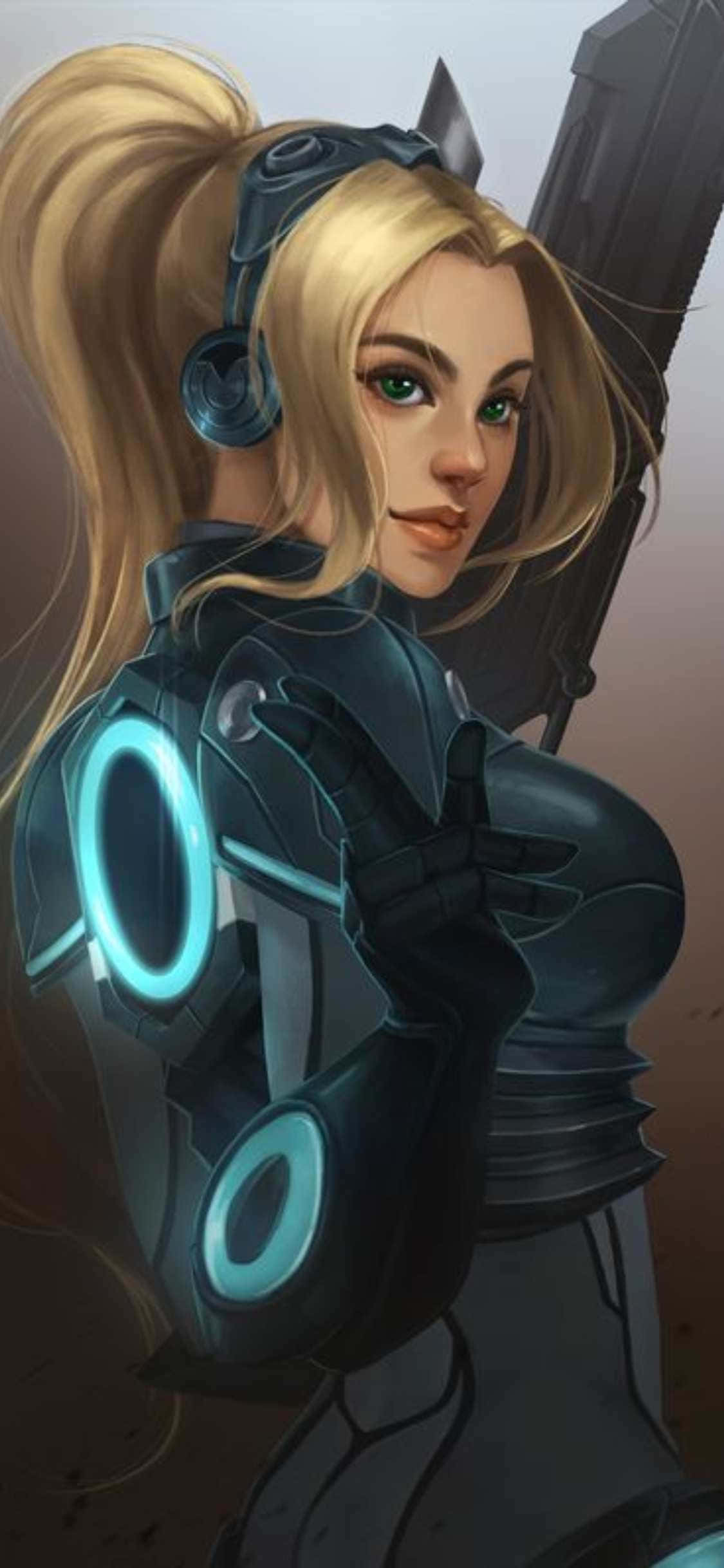 Фон iPhone X Starcraft II Нова Терра Шпалери