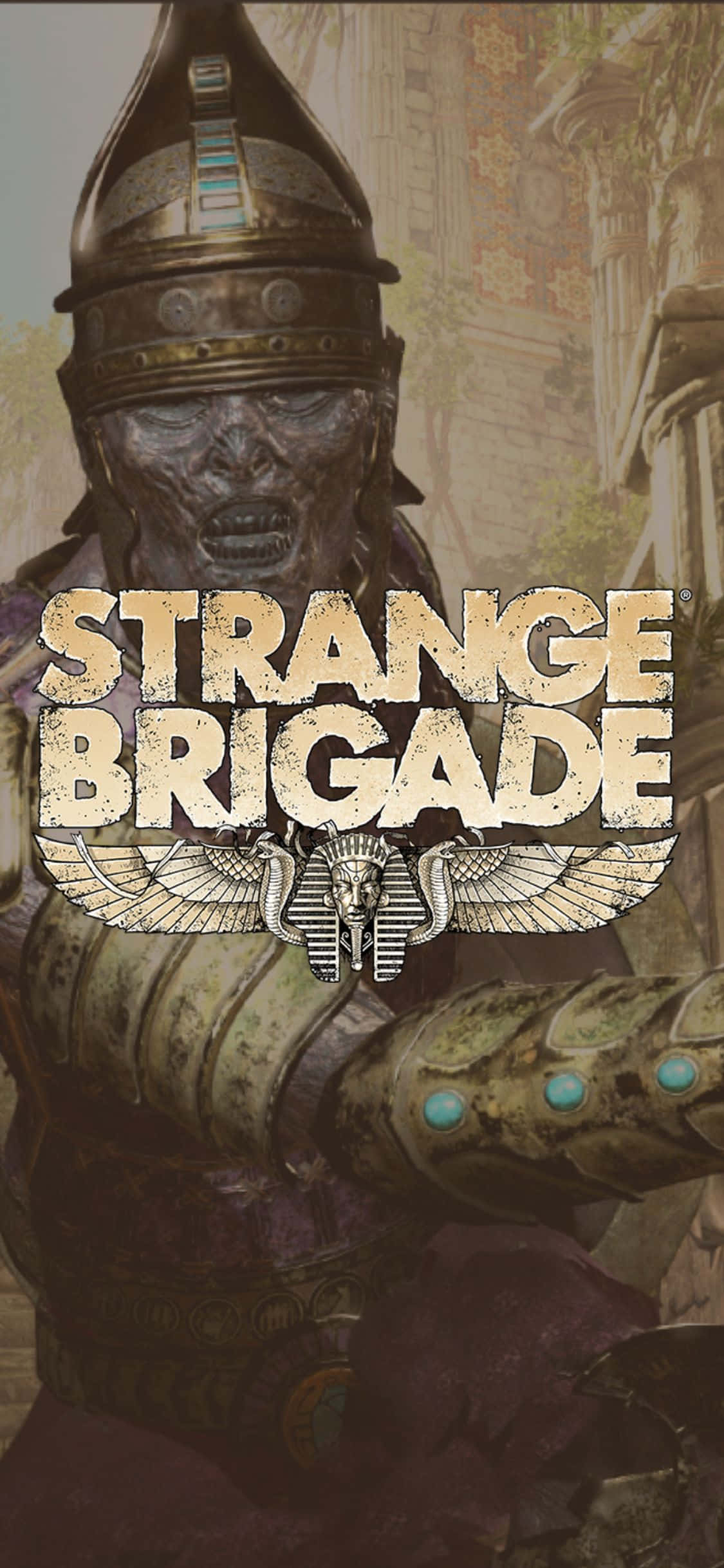 Броненосец-скелет-зомби iPhone X Strange Brigade фон Шпалери