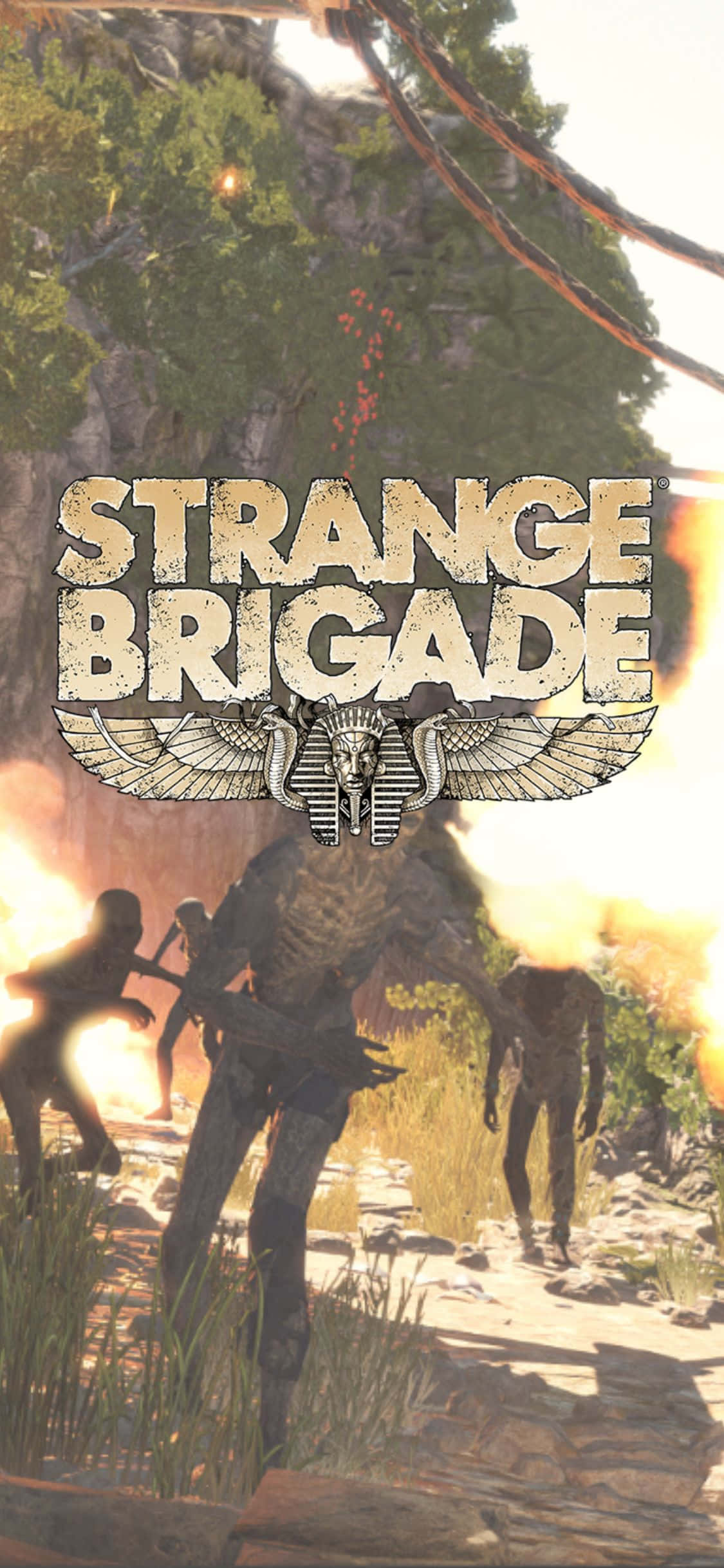 Скелеты-зомби без голов для iPhone X Strange Brigade Шпалери