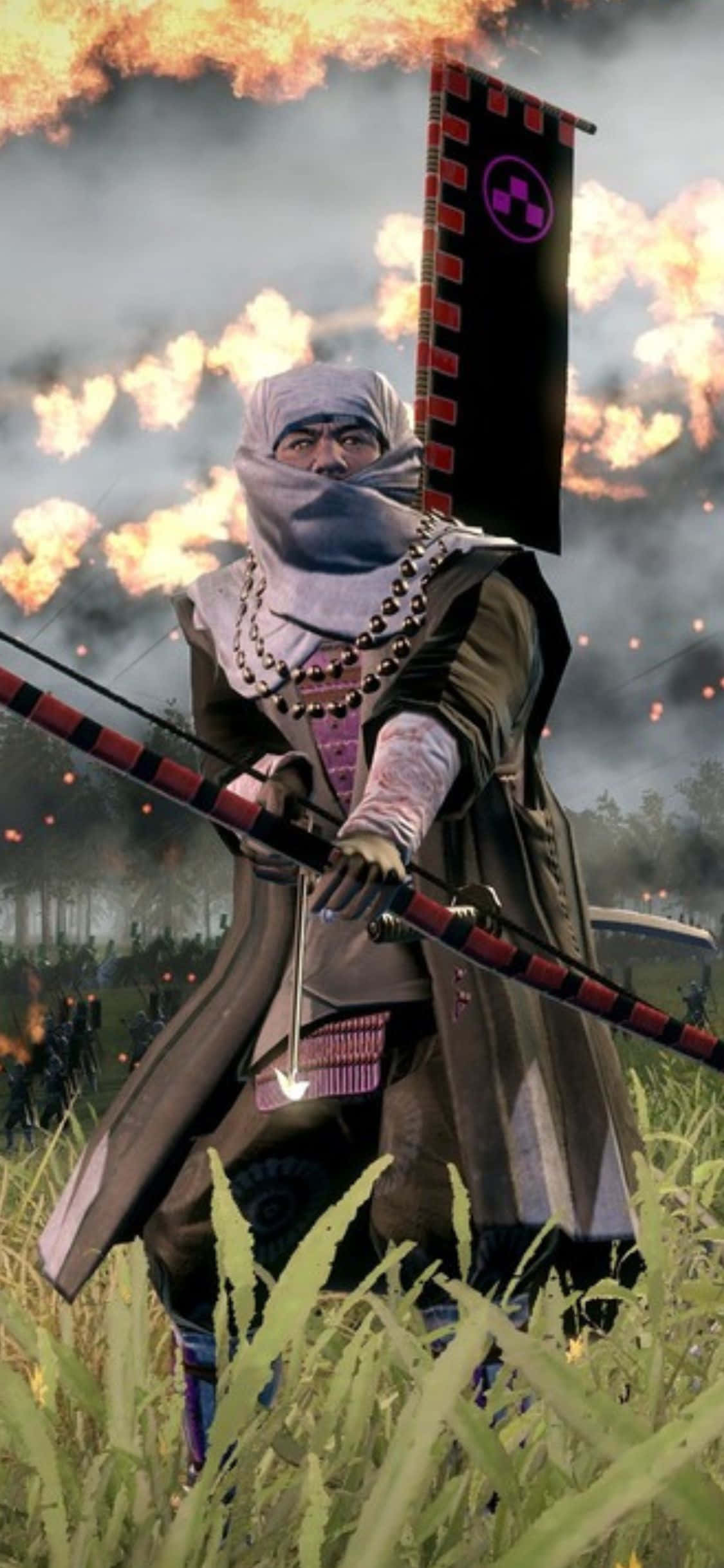 iPhone X Total War Shogun 2 фон Шпалери