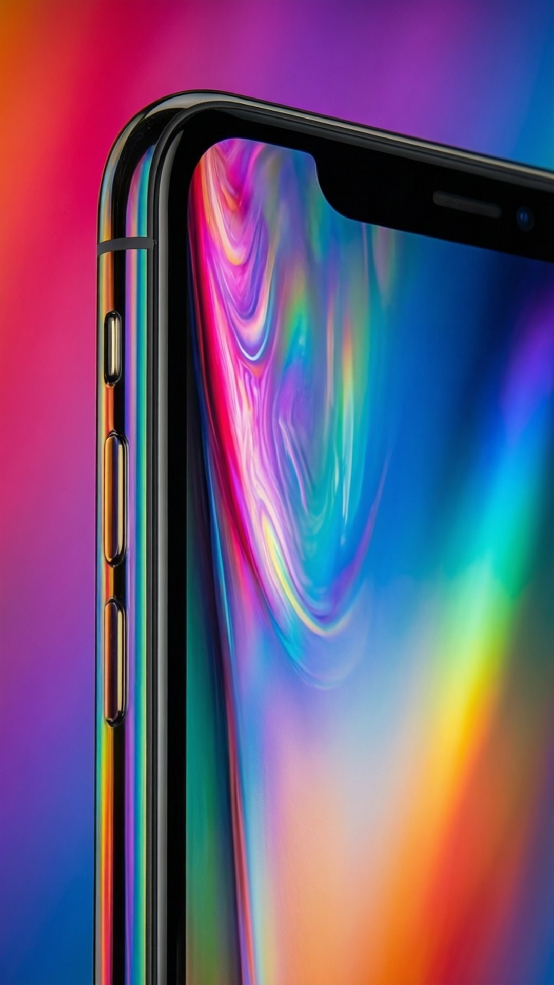 Райдужний глянець iPhone XR Шпалери