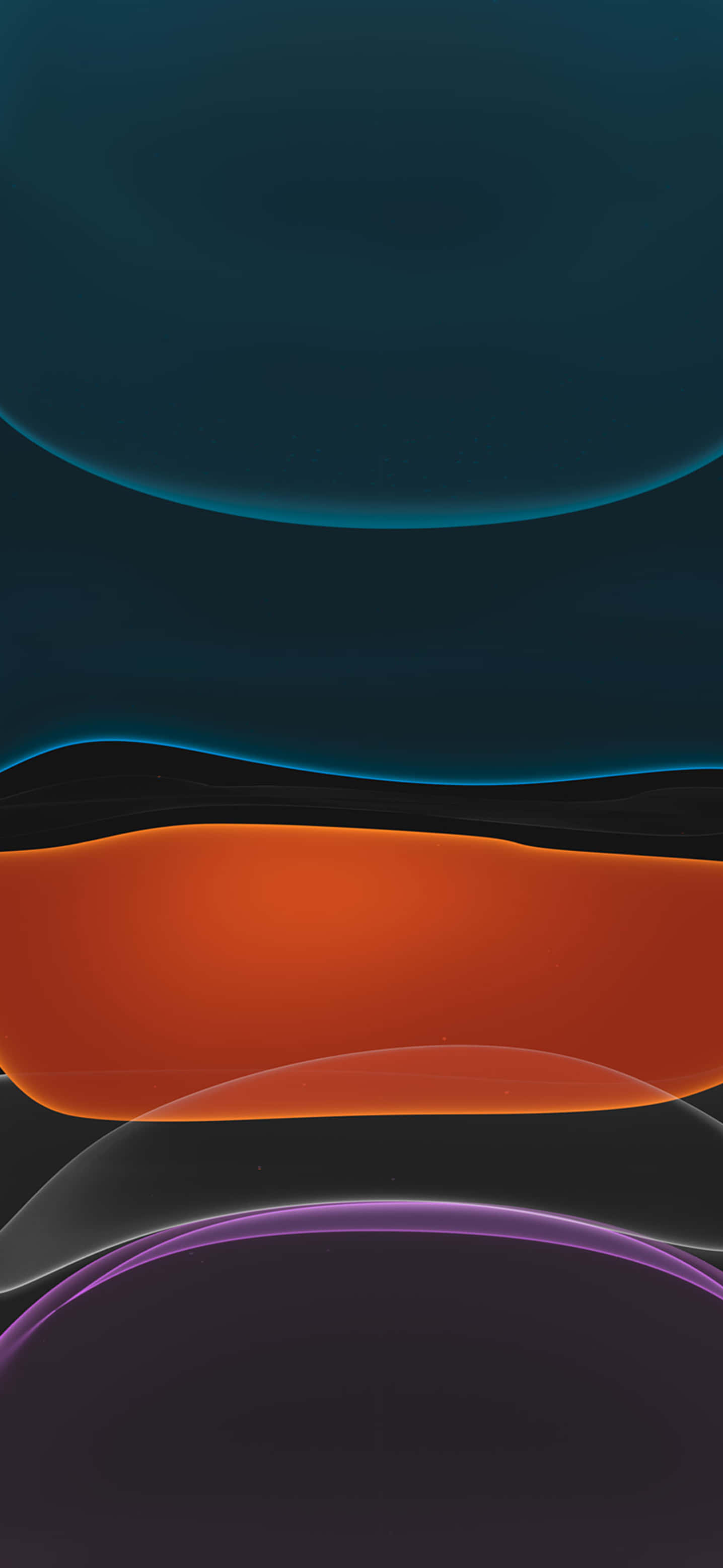iPhone Xr Stock Blobs Слои темных цветов Шпалери