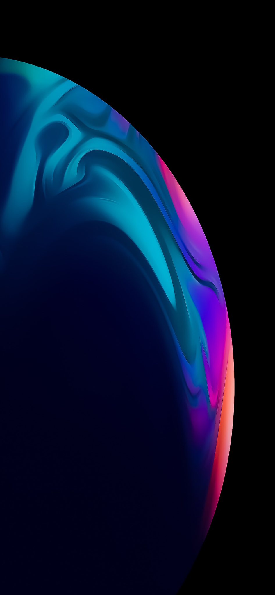 Стильный iPhone XR демонстрирует элегантный и яркий абстрактный дизайн на своём экране. Шпалери