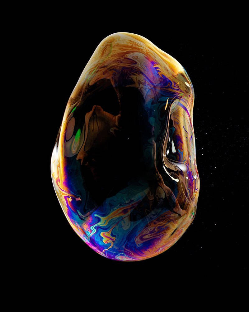 iPhone Xs Искажённый круг Шпалери