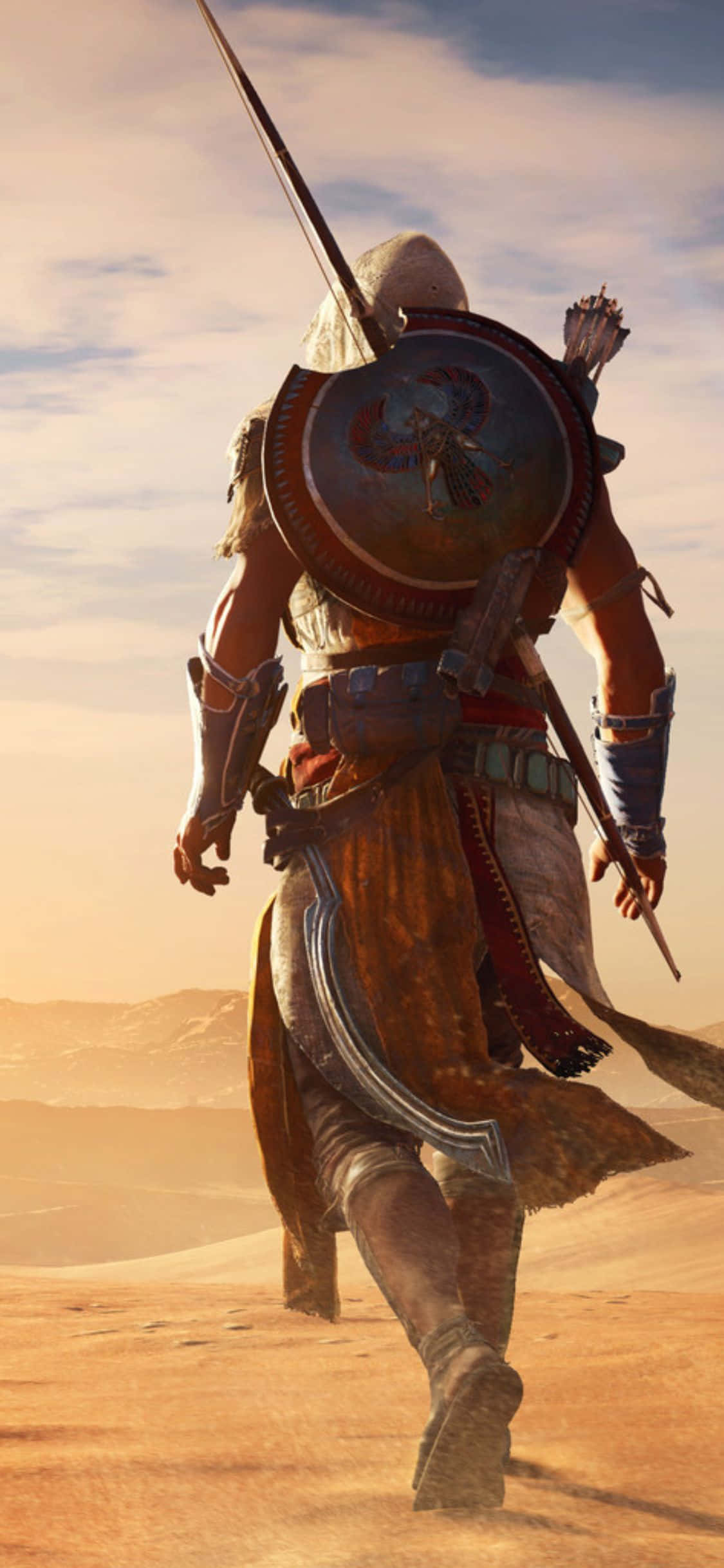Піднімитесь на Великі Пираміди в iPhone X’s Assassin's Creed Origins! Шпалери