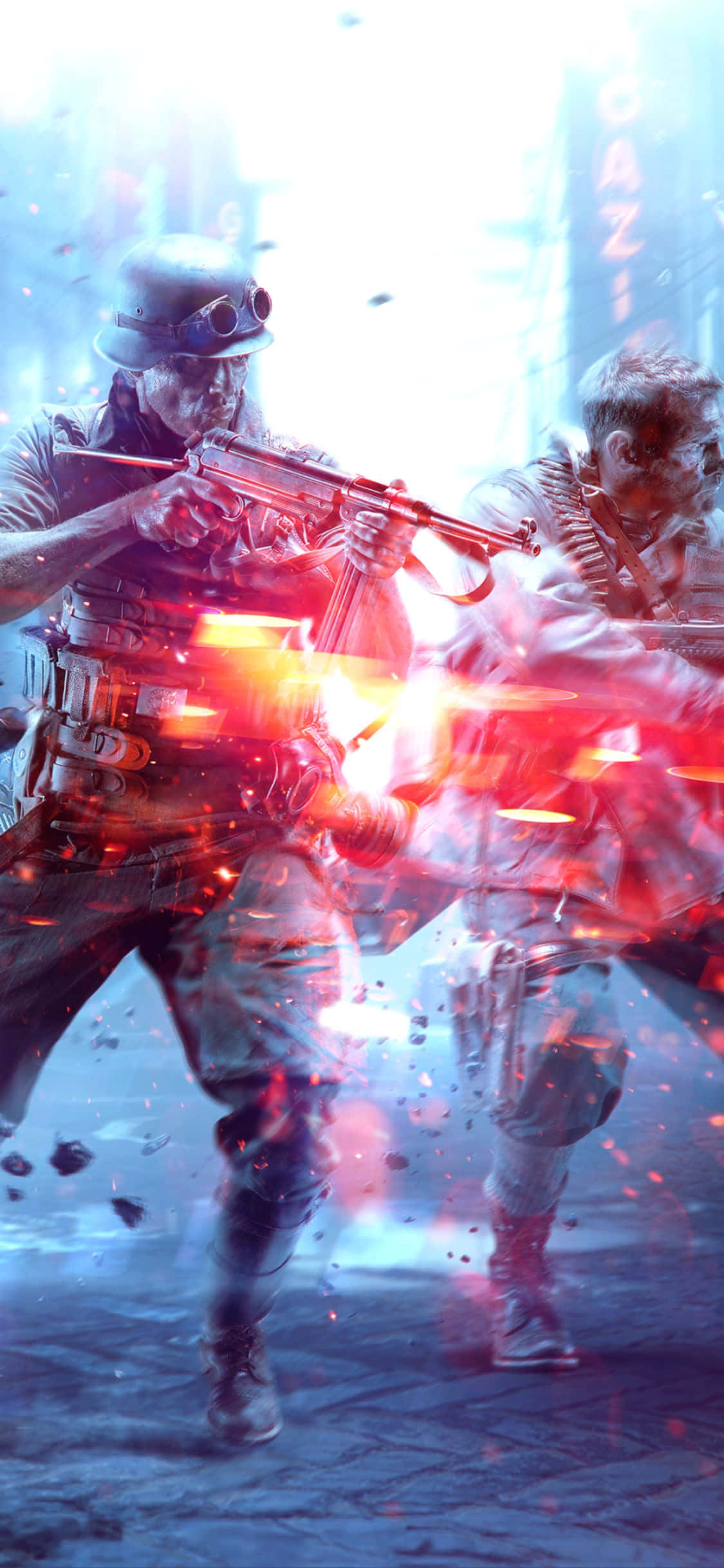 Ігровий фон для iPhone Xs Battlefield V Шпалери