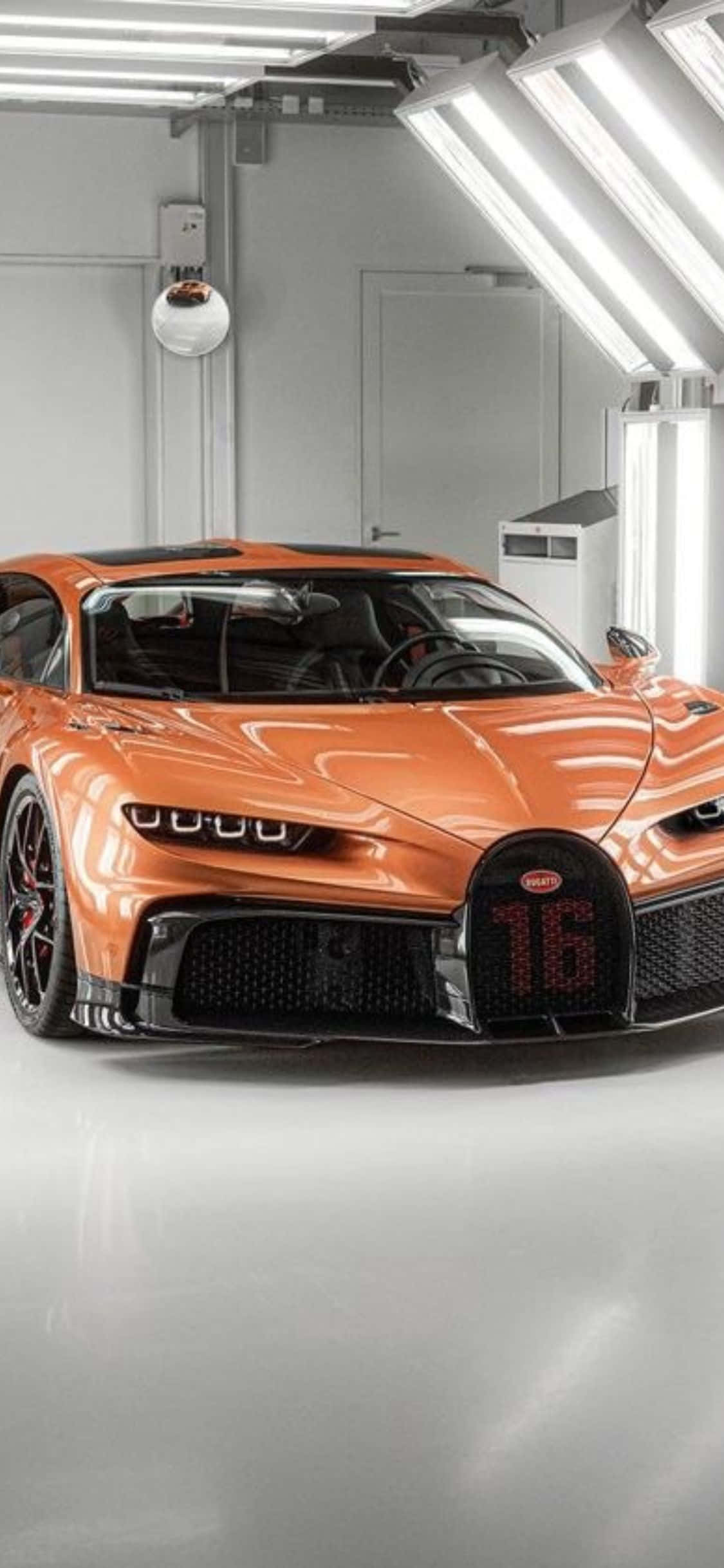 Використовуйте мощь и скорость iPhone Xs в стиле Bugatti. Шпалери