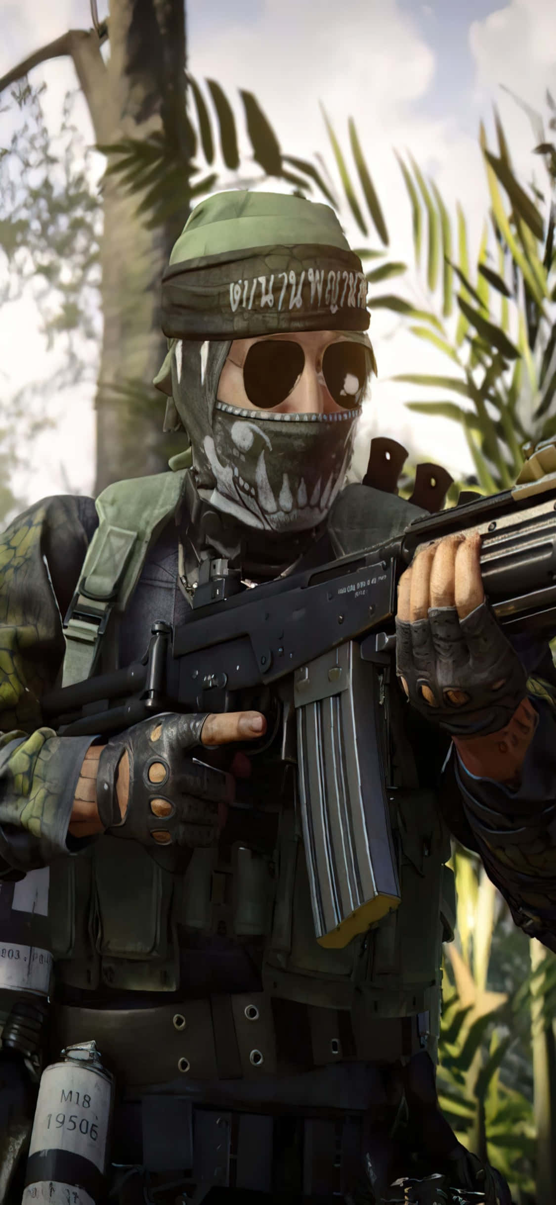 Фон iPhone Xs Call Of Duty Black Ops Cold War Naga Шпалери