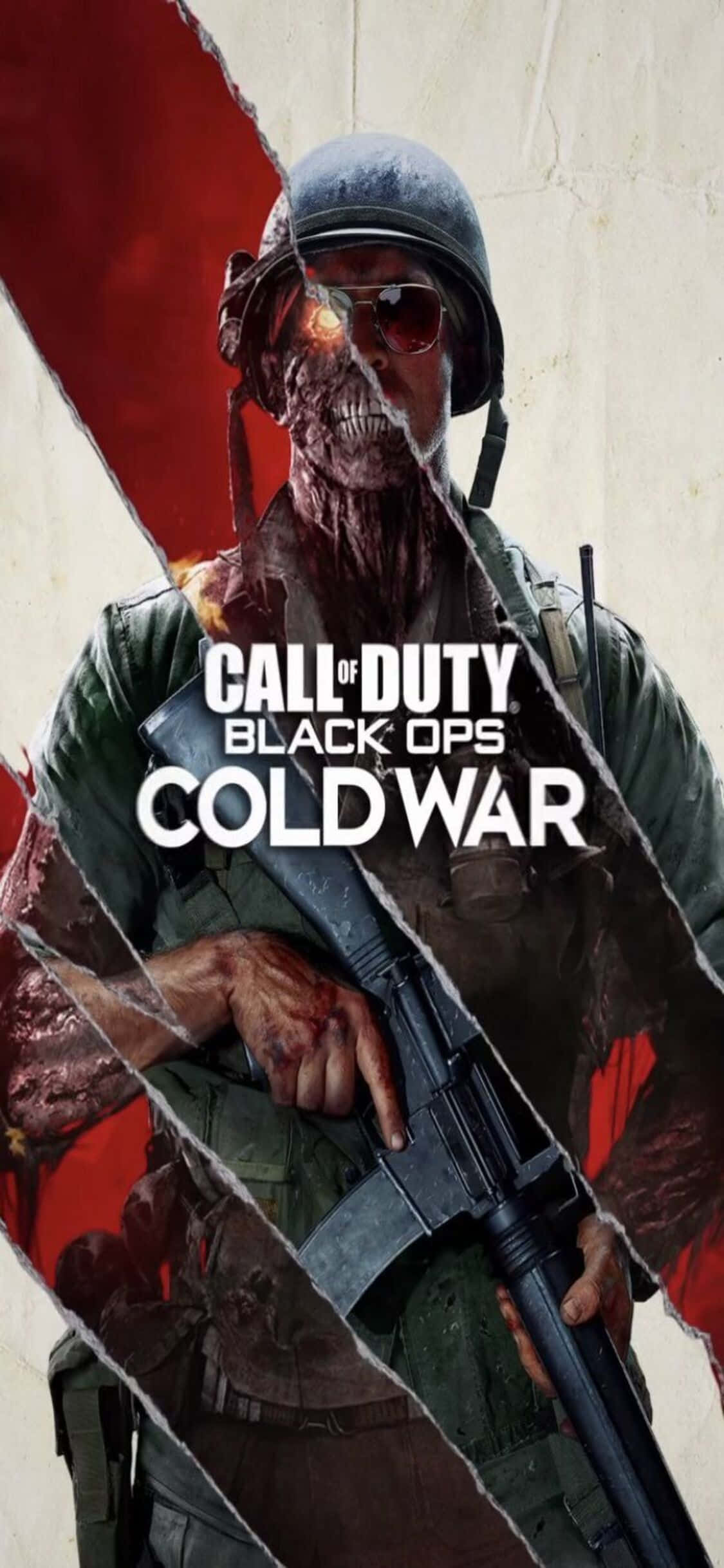 Фон iPhone Xs Call Of Duty Black Ops Cold War Zombies Poster Шпалери