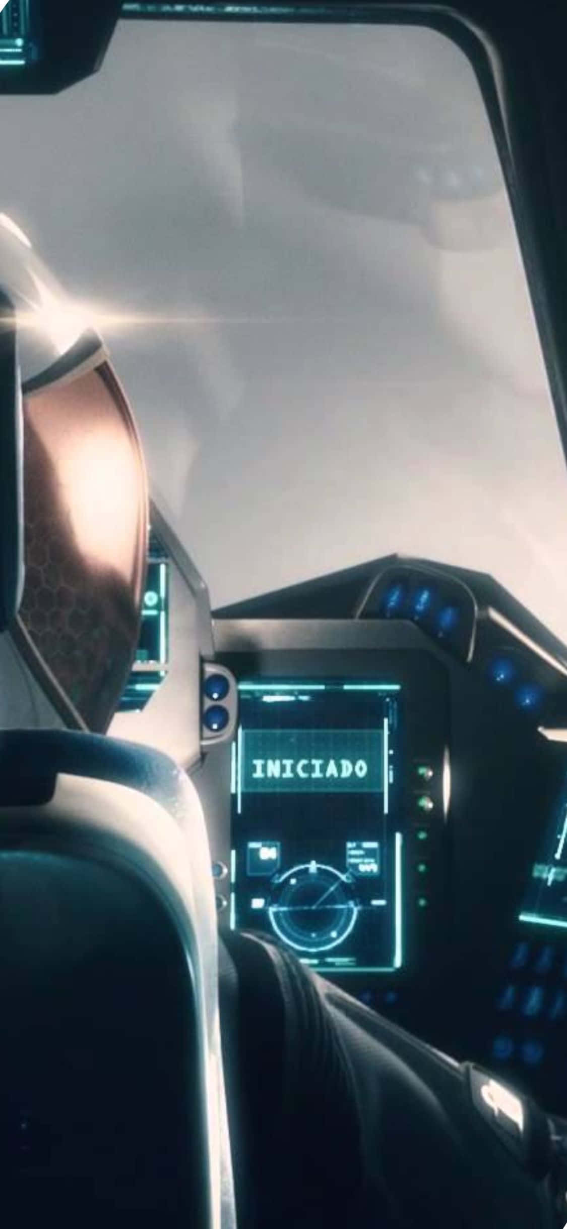 Фон iPhone XS Civilization Beyond Earth астронавт и космический корабль Шпалери
