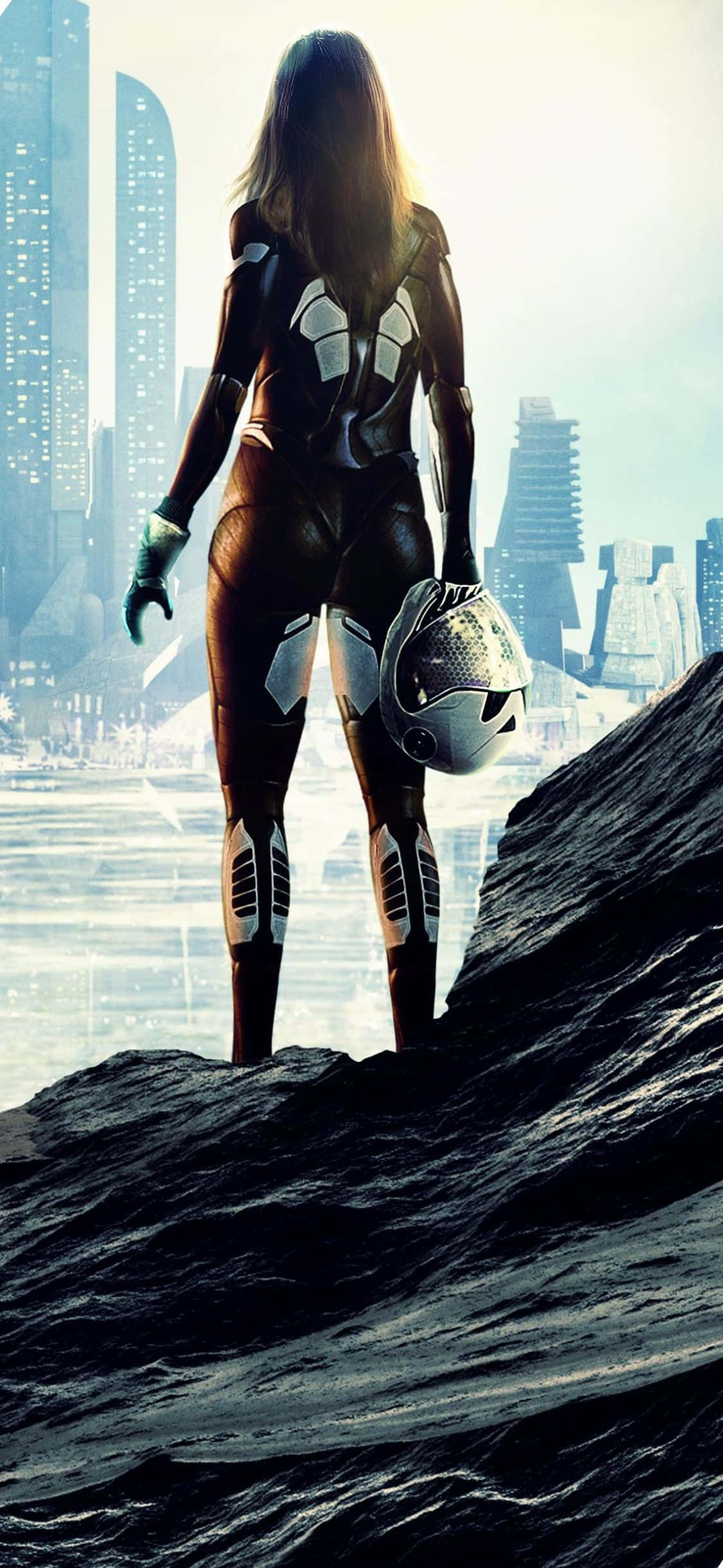 iPhone XS Civilization Beyond Earth жінка-астронавт фон Шпалери
