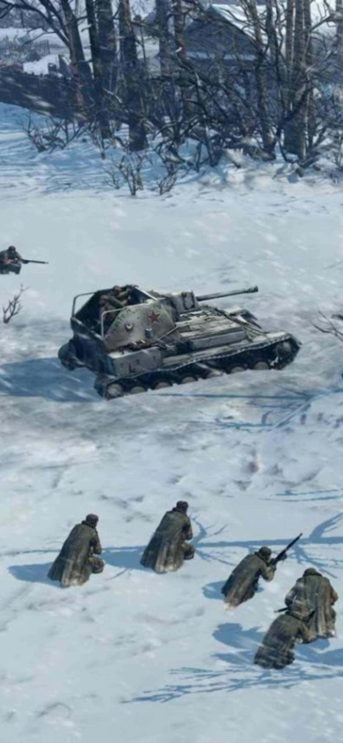 Фон iPhone Xs Company Of Heroes 2 для приховання Шпалери