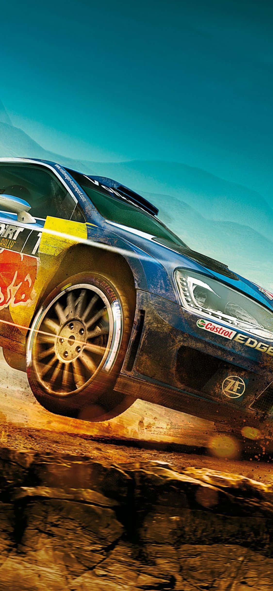 Відчуйте азарт гонок на грунтових трасах с iPhone Xs Dirt Rally Шпалери