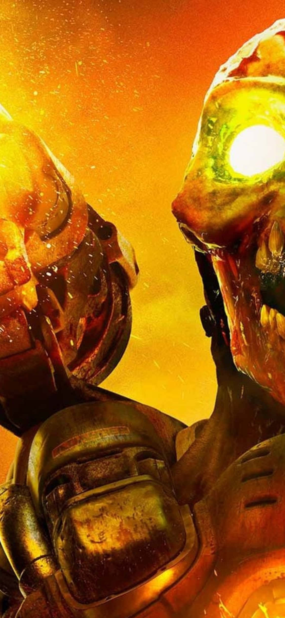 Ракетна зброя iPhone Xs Doom фон Шпалери