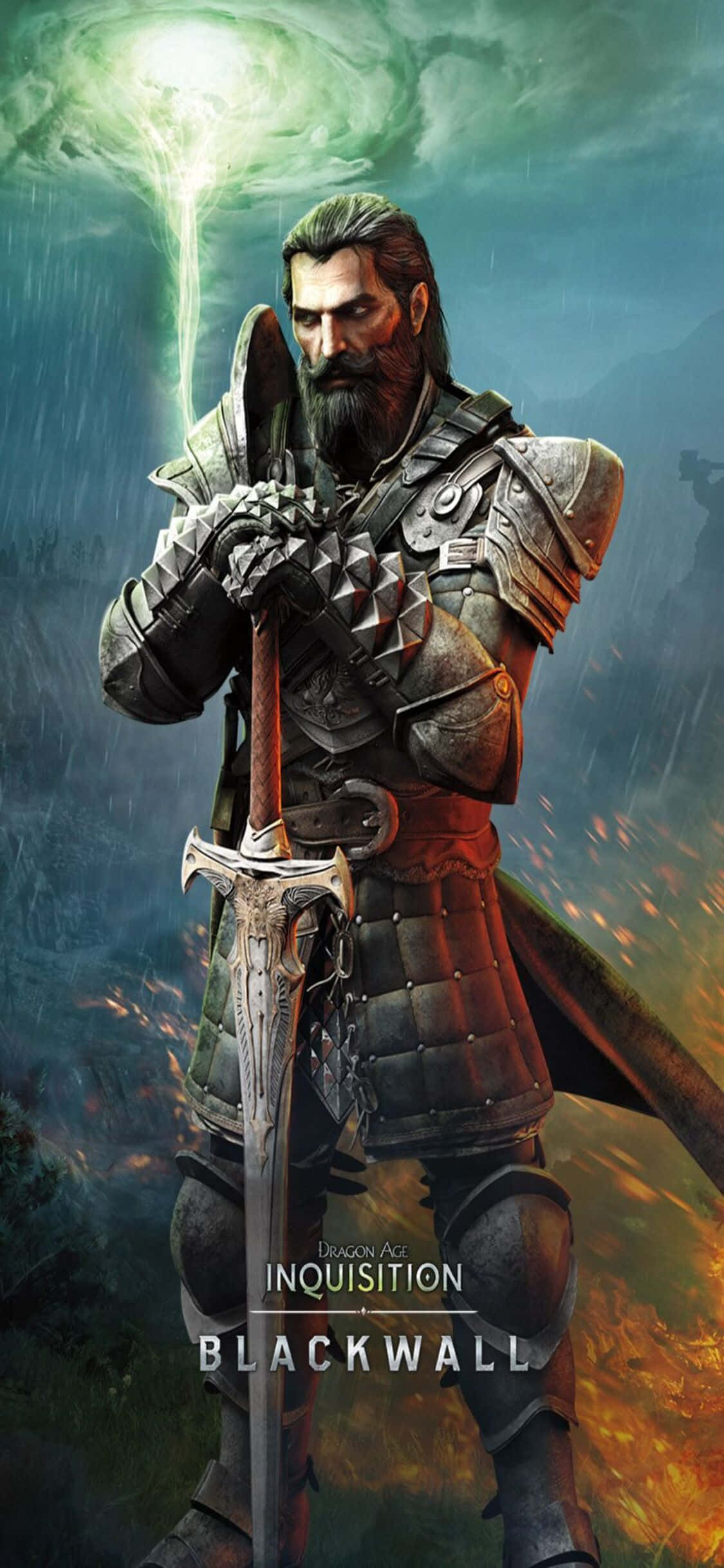 Исследуйте мир Тедаса с вашим iPhone Xs и Dragon Age Inquisition Шпалери