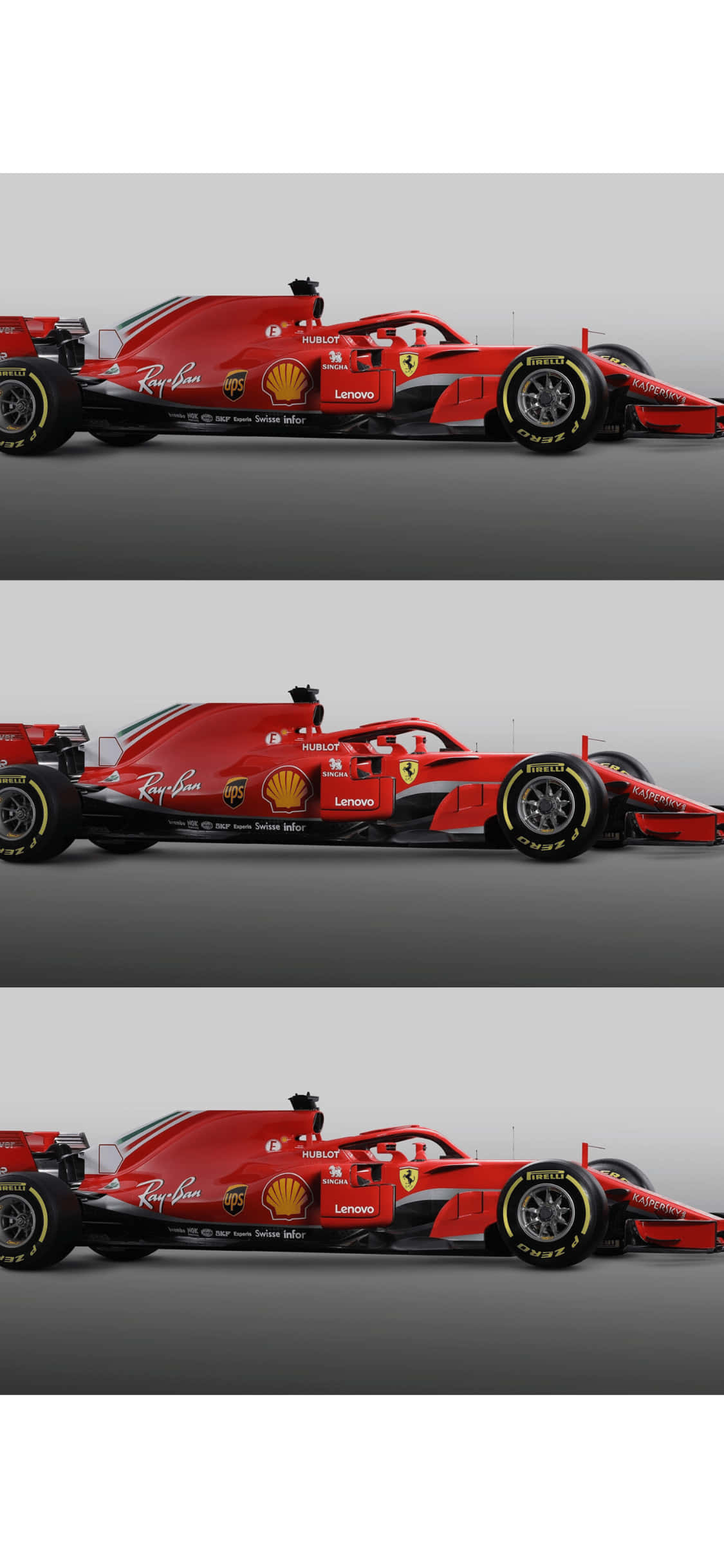 Боковой профиль коллаж iPhone Xs F1 2018 Background Шпалери