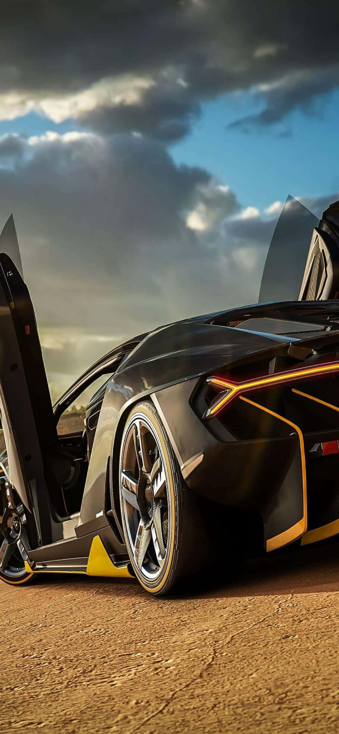 Захвати наивысший гоночный опыт с iPhone Xs и Forza Horizon 4 Шпалери