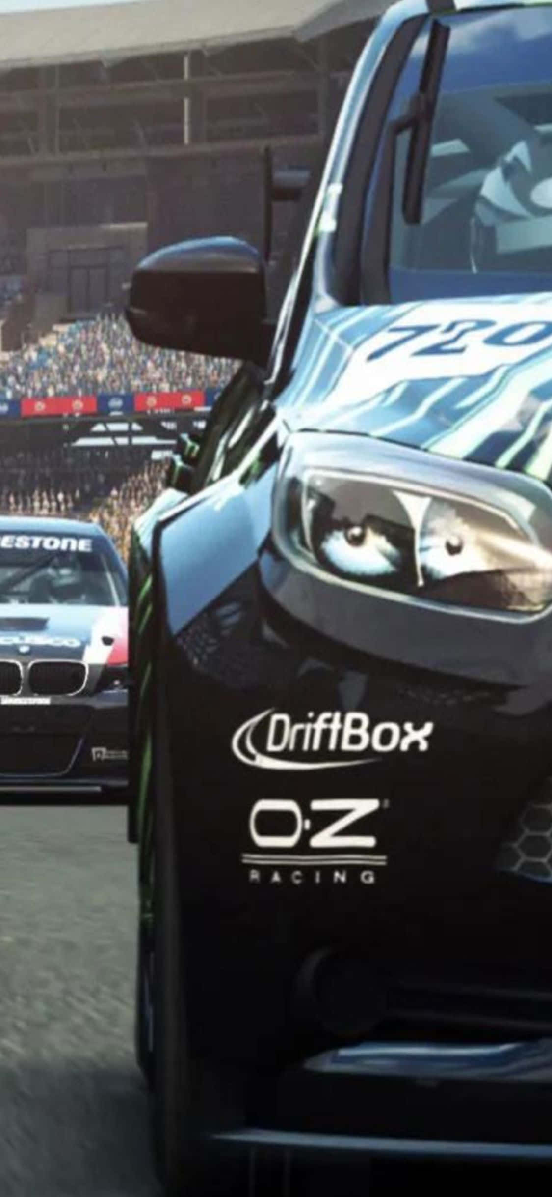 iPhone Xs Grid Autosport Driftbox Фон Шпалери