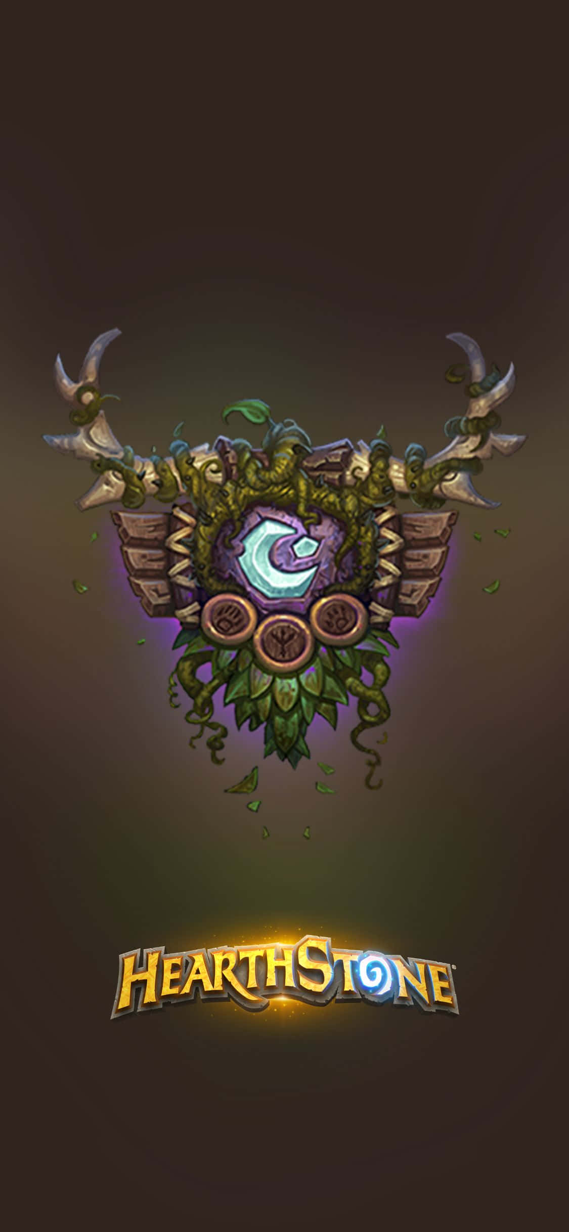 Герб друида для iPhone XS Hearthstone Шпалери