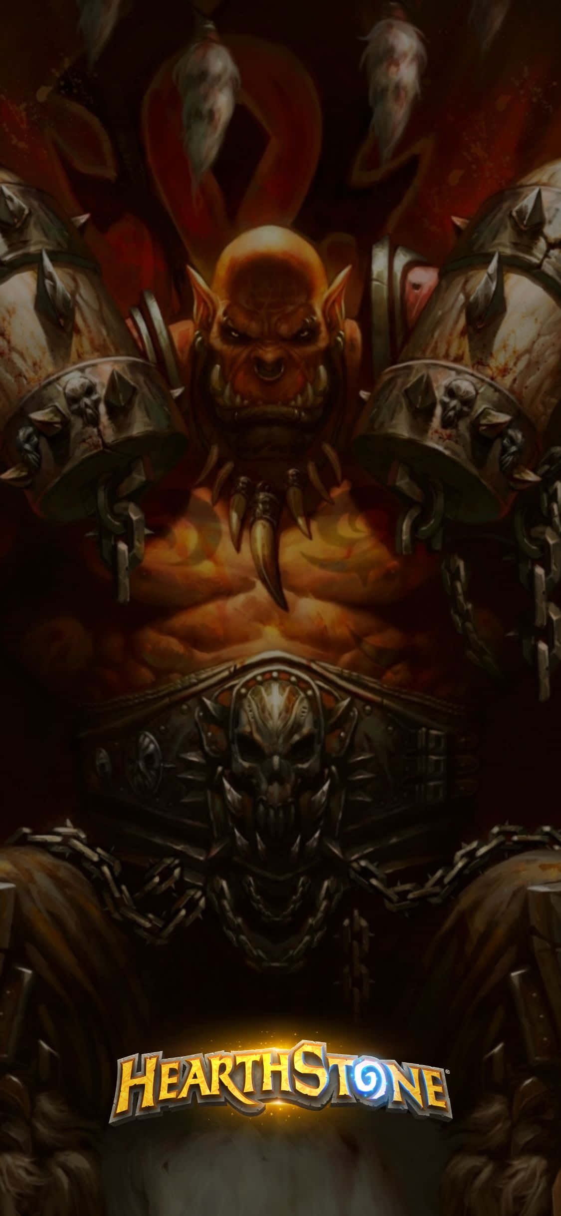 Гаррош Адский Крик iPhone XS Hearthstone фон Шпалери