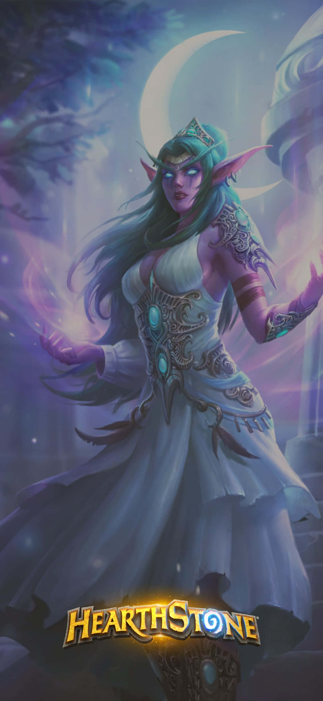 Тиранда Шепот Ветра iPhone XS Hearthstone фон Шпалери