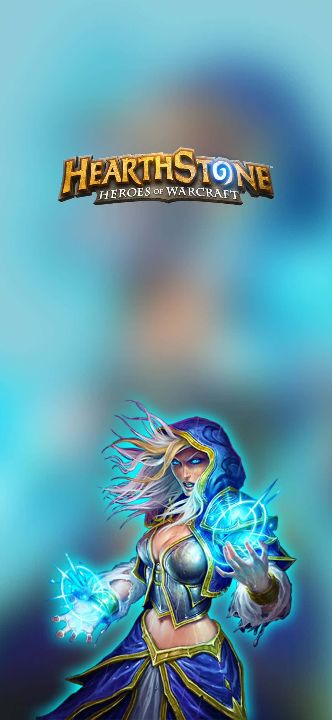 Джайна Праудмур iPhone XS Hearthstone фон Шпалери
