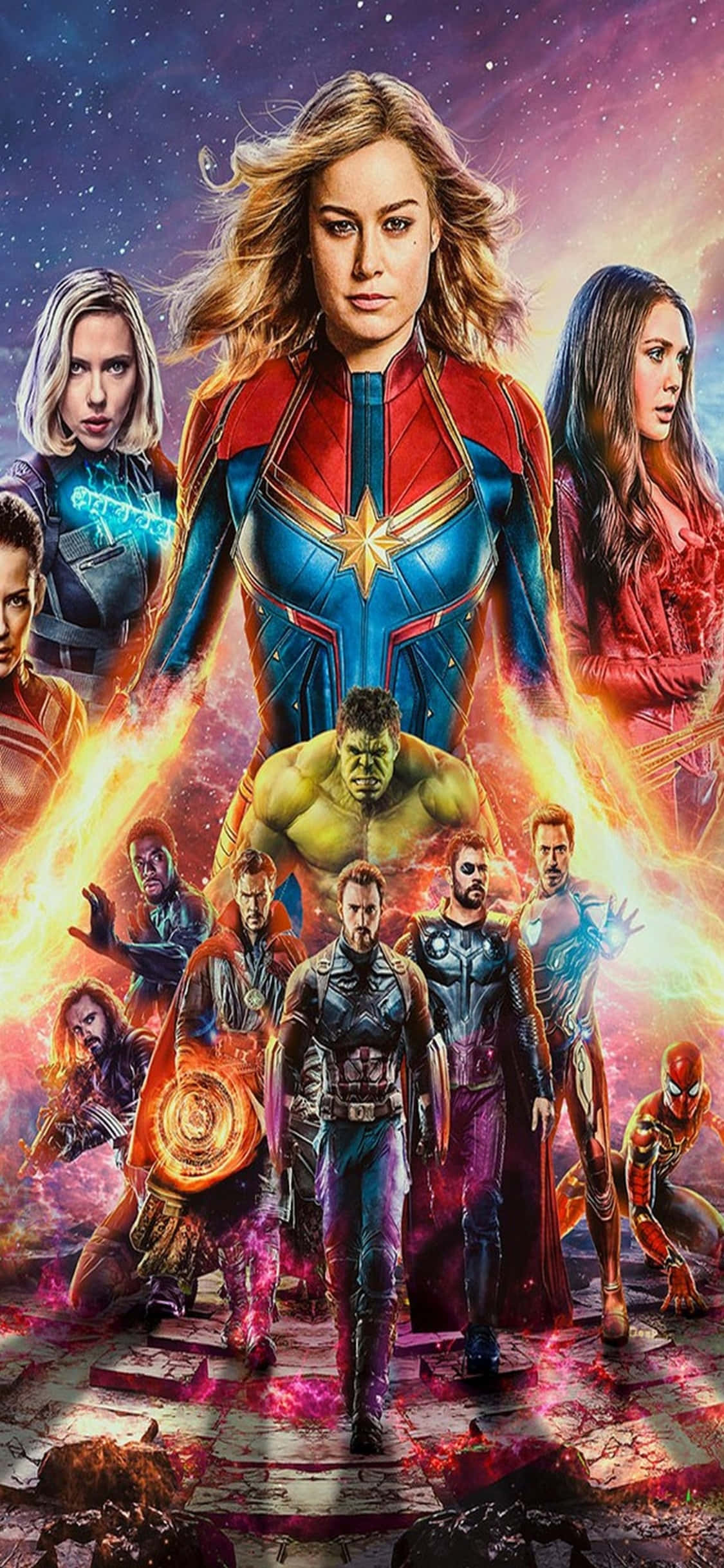 Готовься к битві с iPhone Xs и Marvel's Avengers! Шпалери