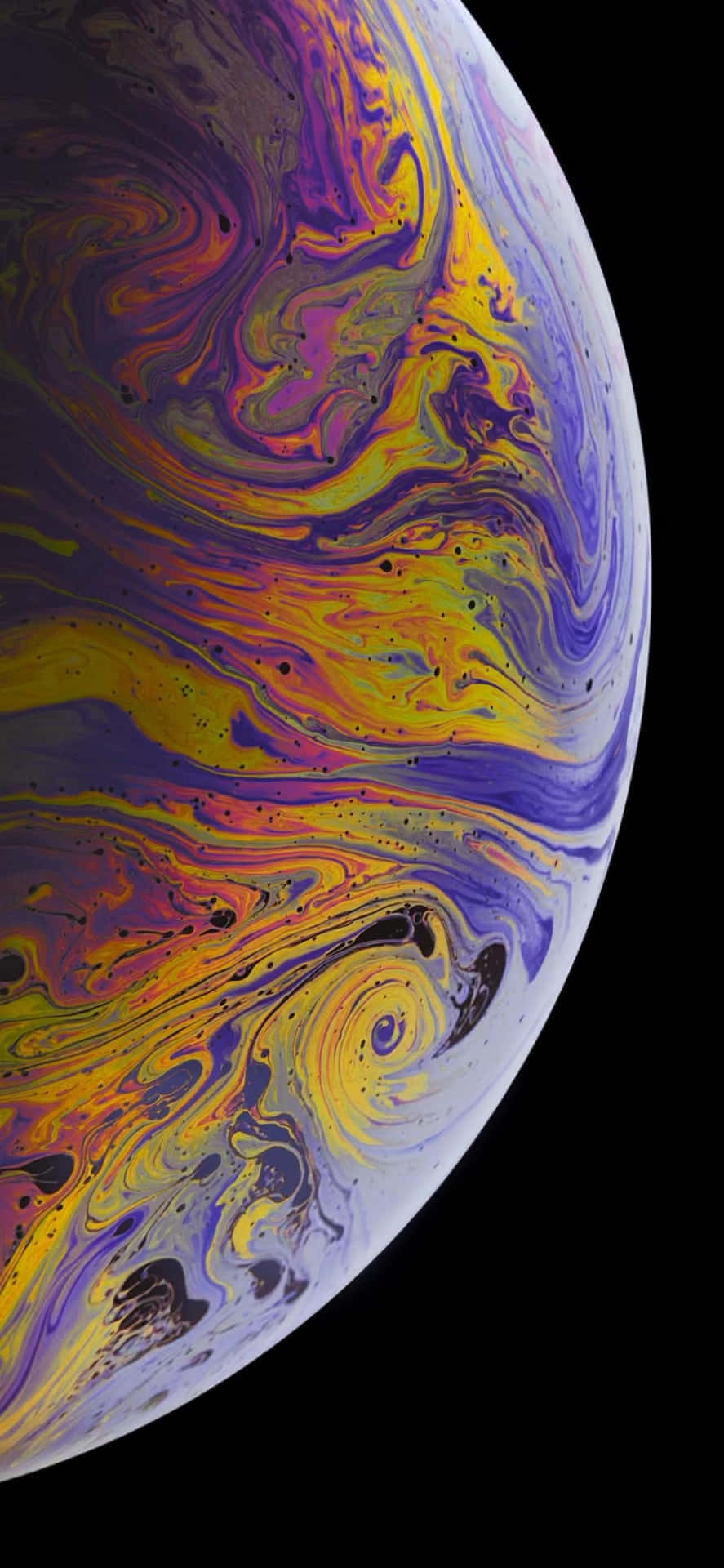 iPhone Xs Max Apple фон Сторона планеты Цвета Шпалери