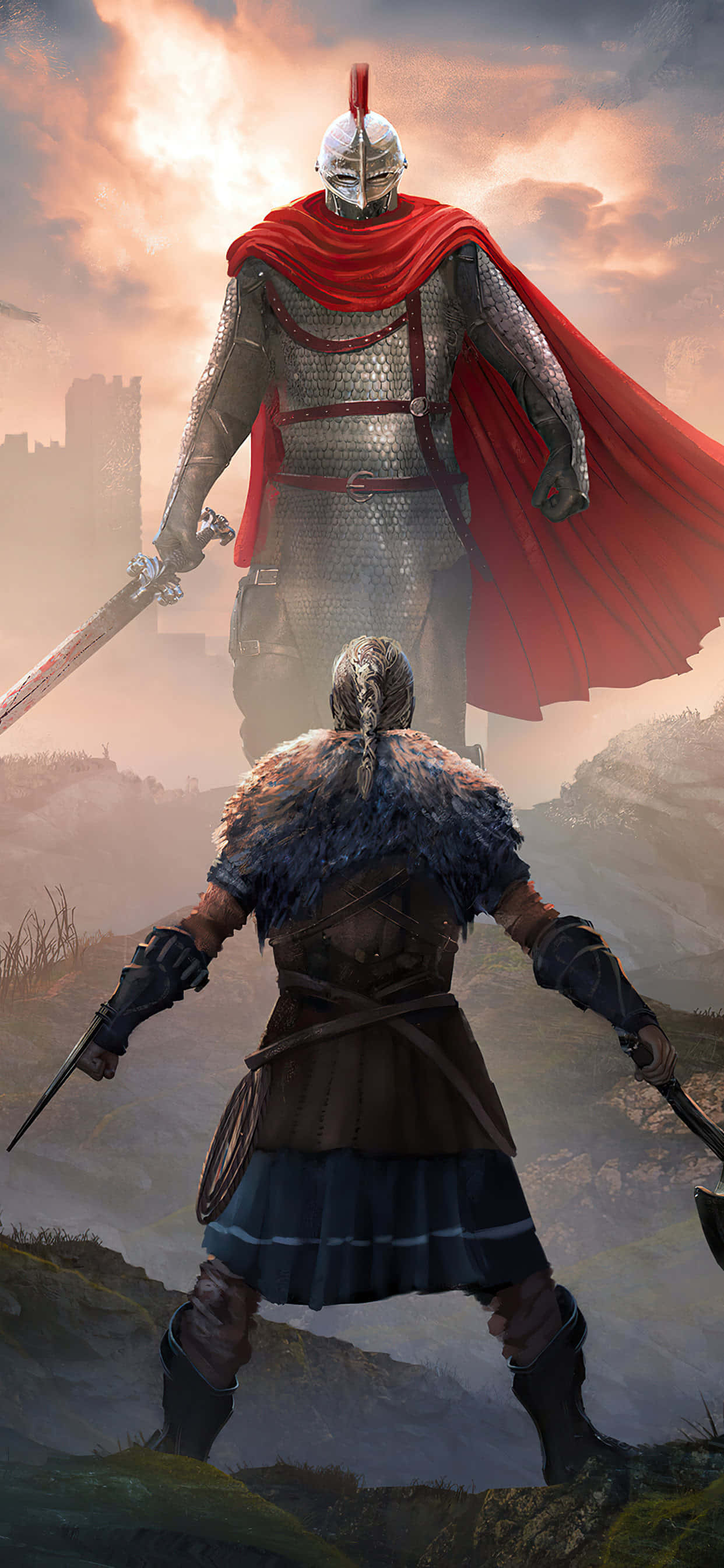 Экшн-видеоигра iPhone Xs Max Assassin's Creed Valhalla Фон Шпалери