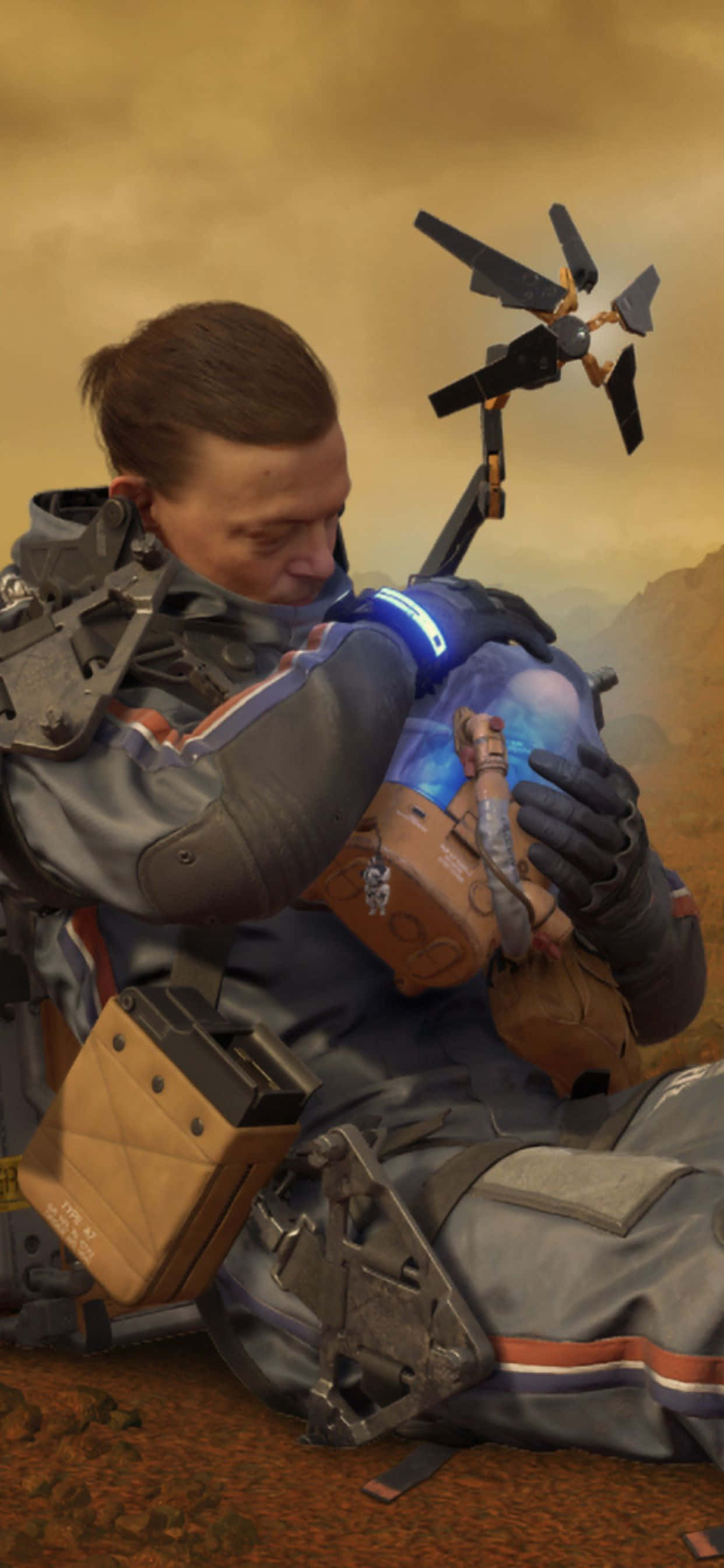 «Исследуйте постапокалиптический мир с iPhone Xs Max и Death Stranding» Шпалери